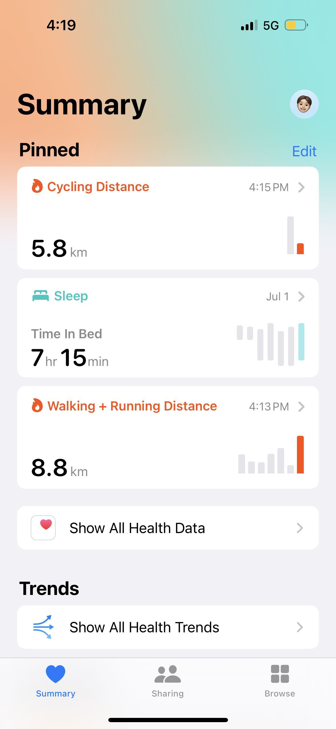 summary (Health App)