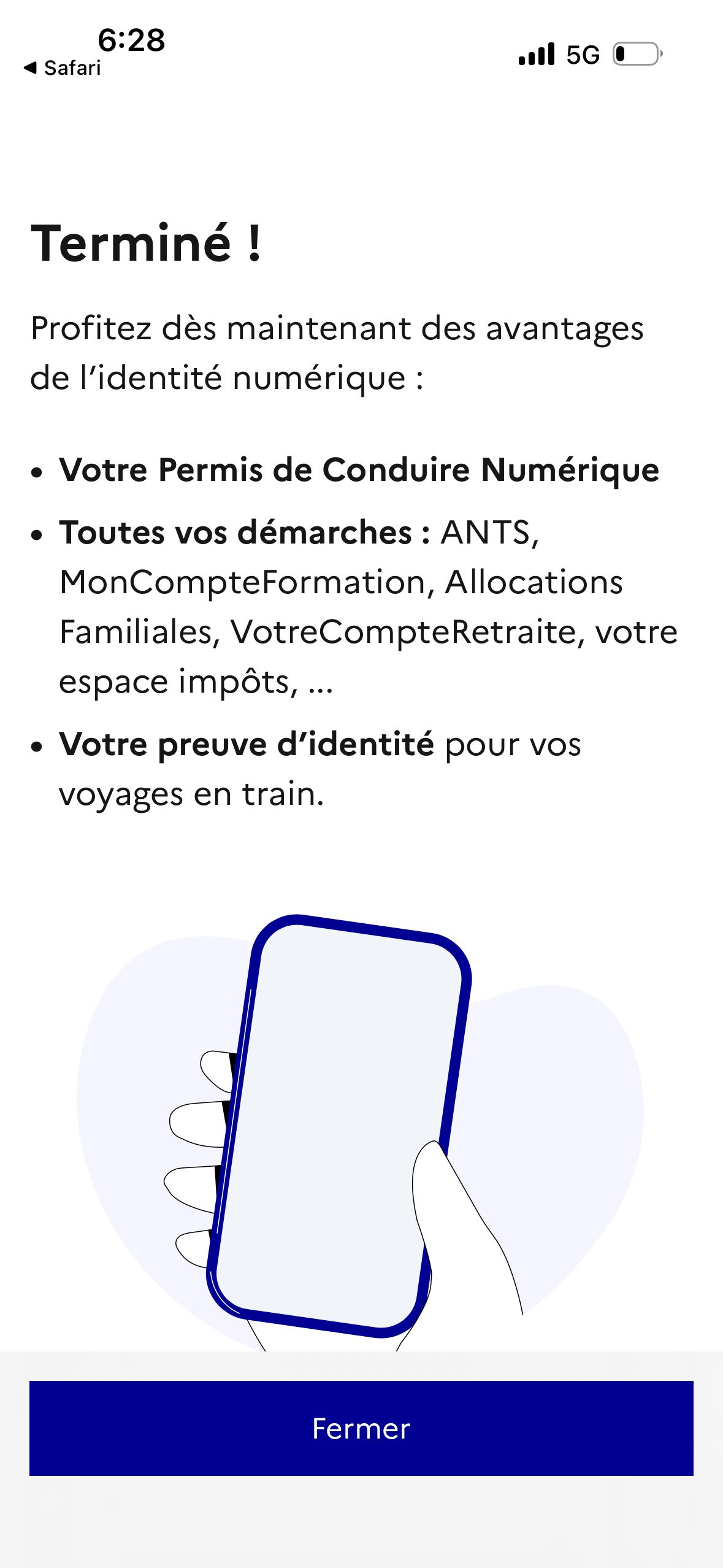 confirmation (France identité)