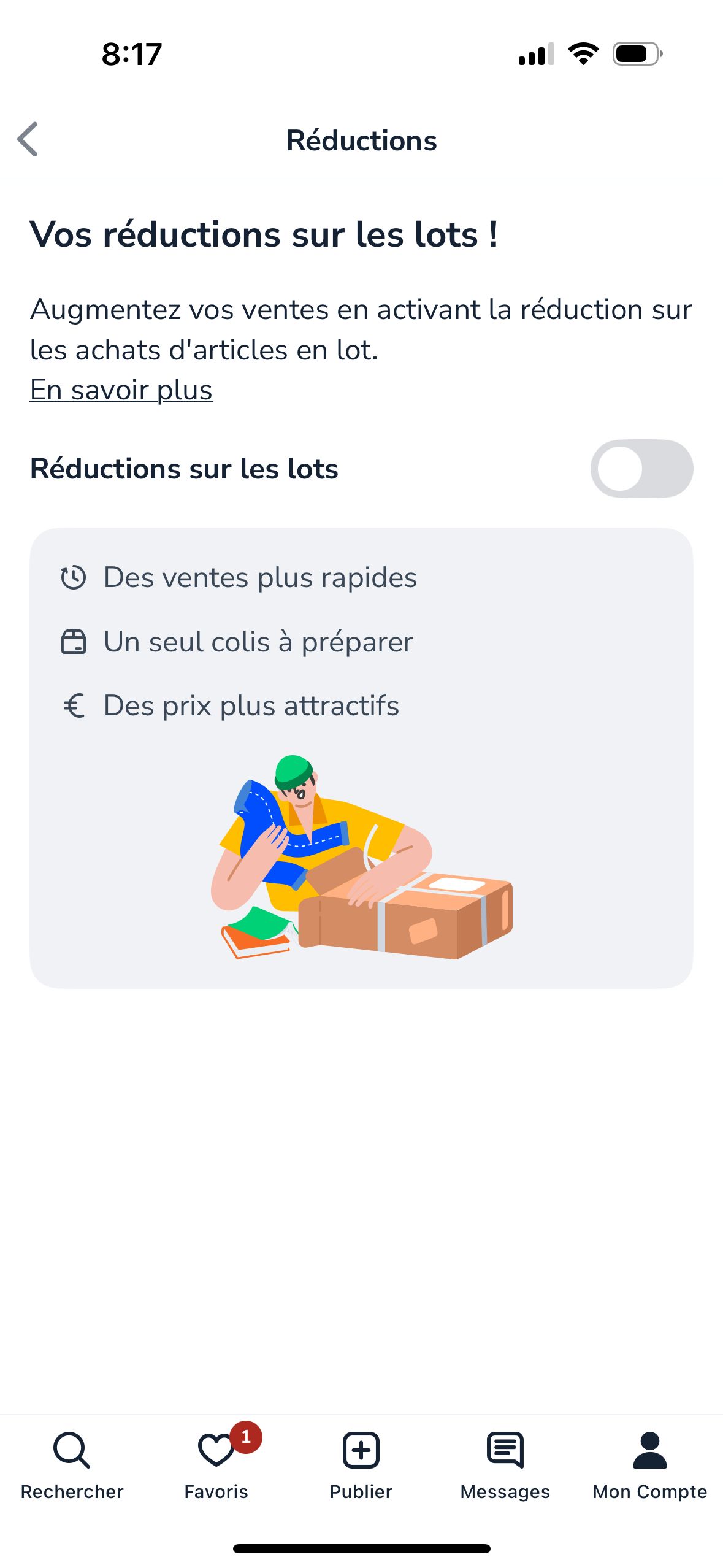 Settings (Le bon coin)