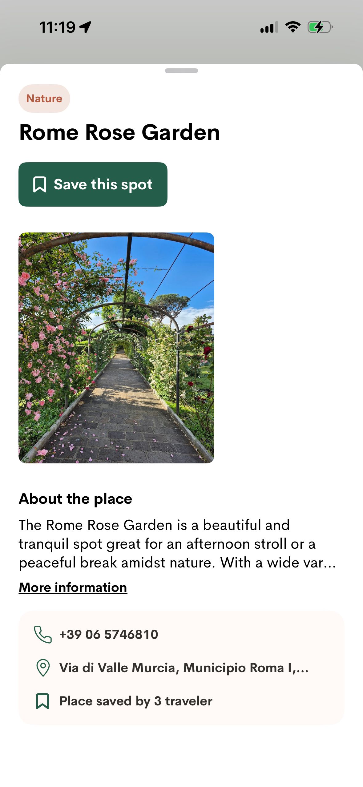 Destination Detail (Passporter)