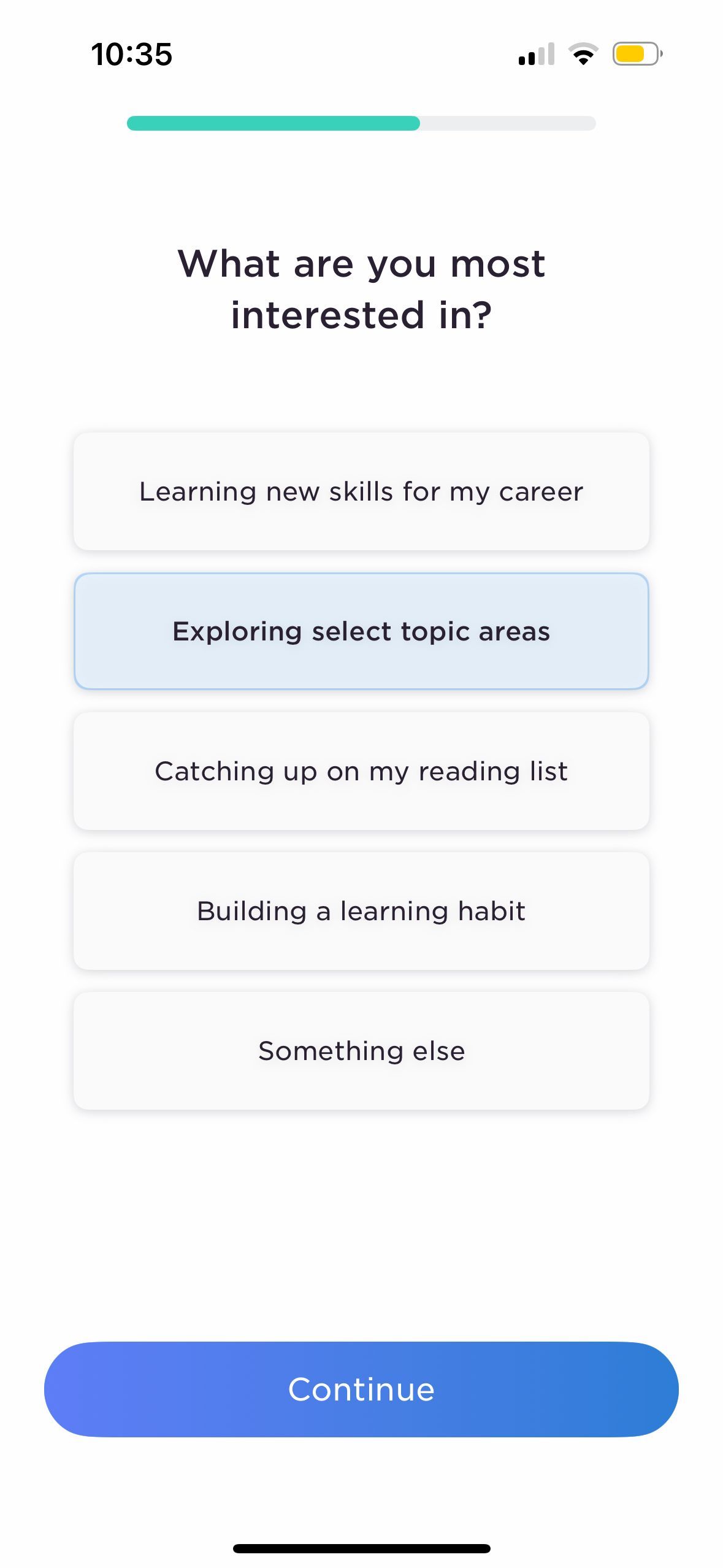 survey (Learning App)