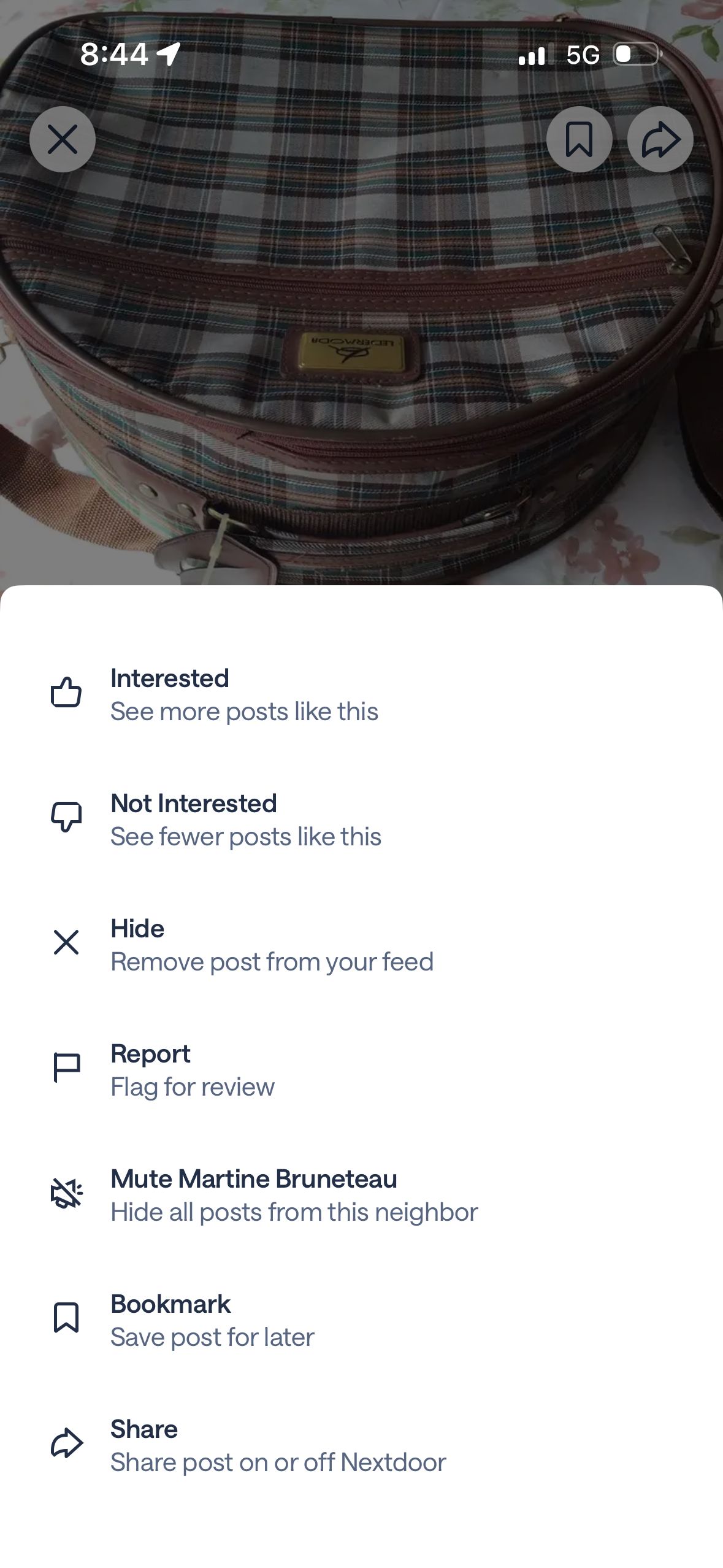 Menu (Nextdoor)
