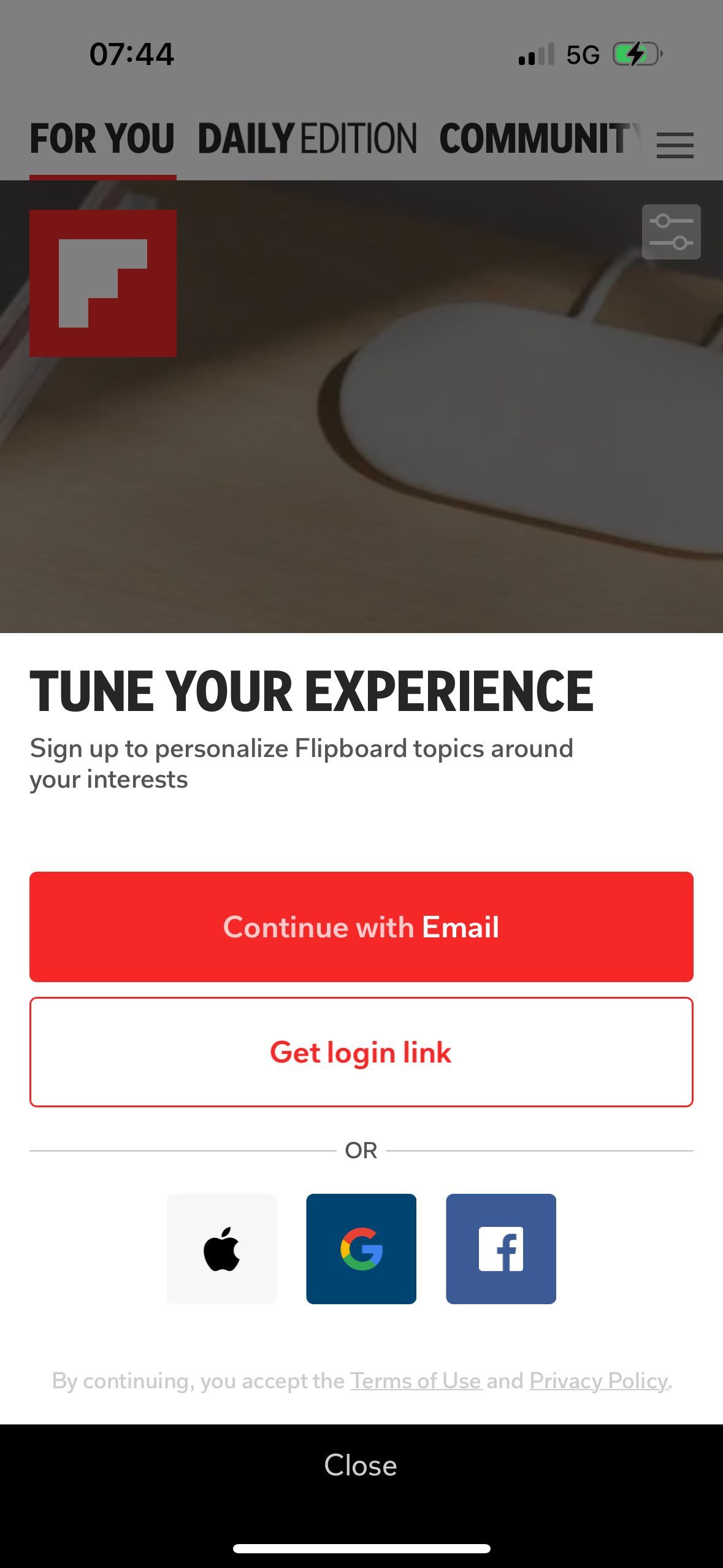 welcome (Flipboard)