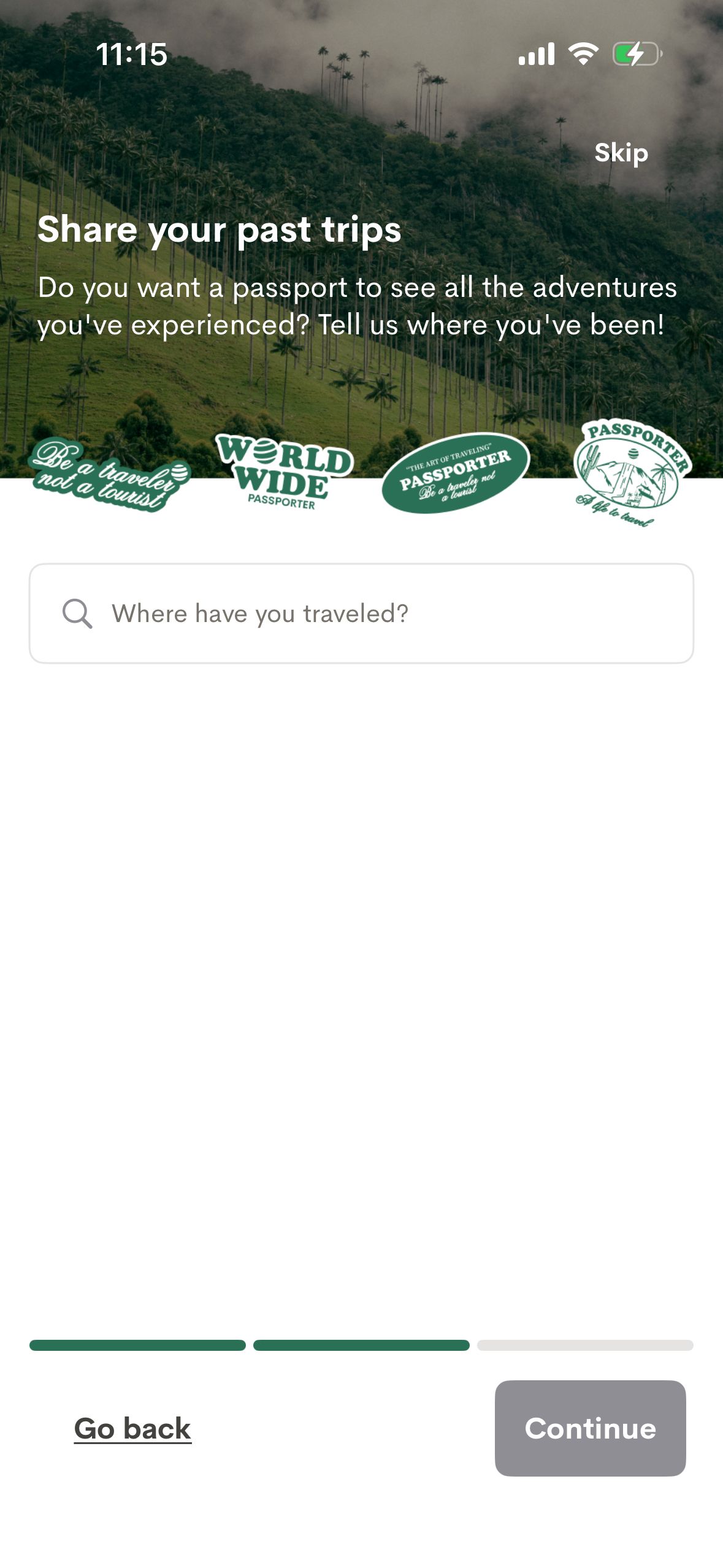 Onboarding (Passporter)