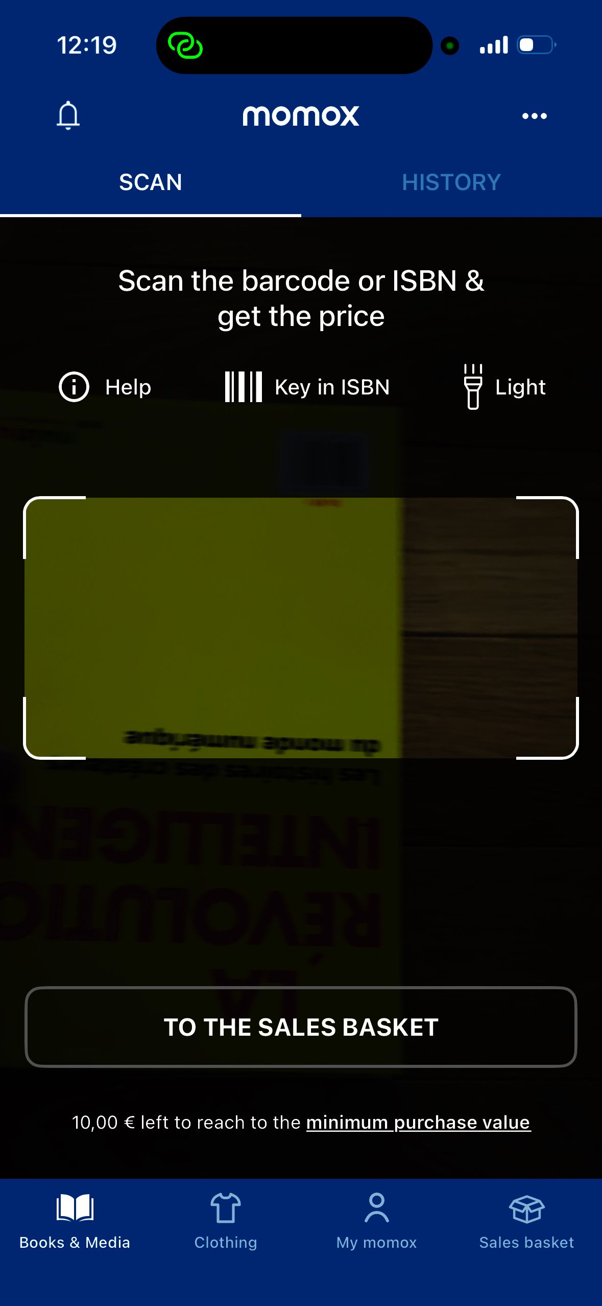Barcode Scanner (Momox)