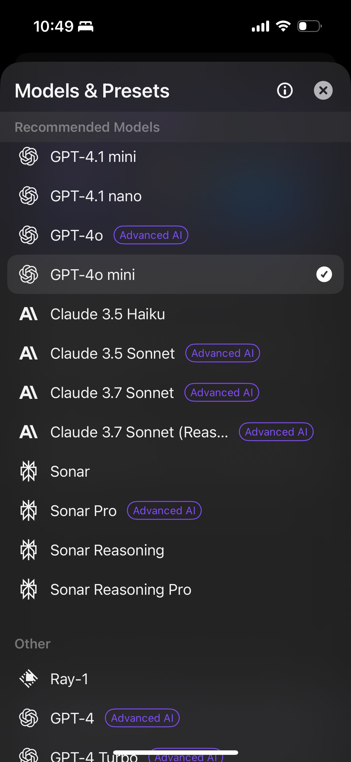 List (Raycast)