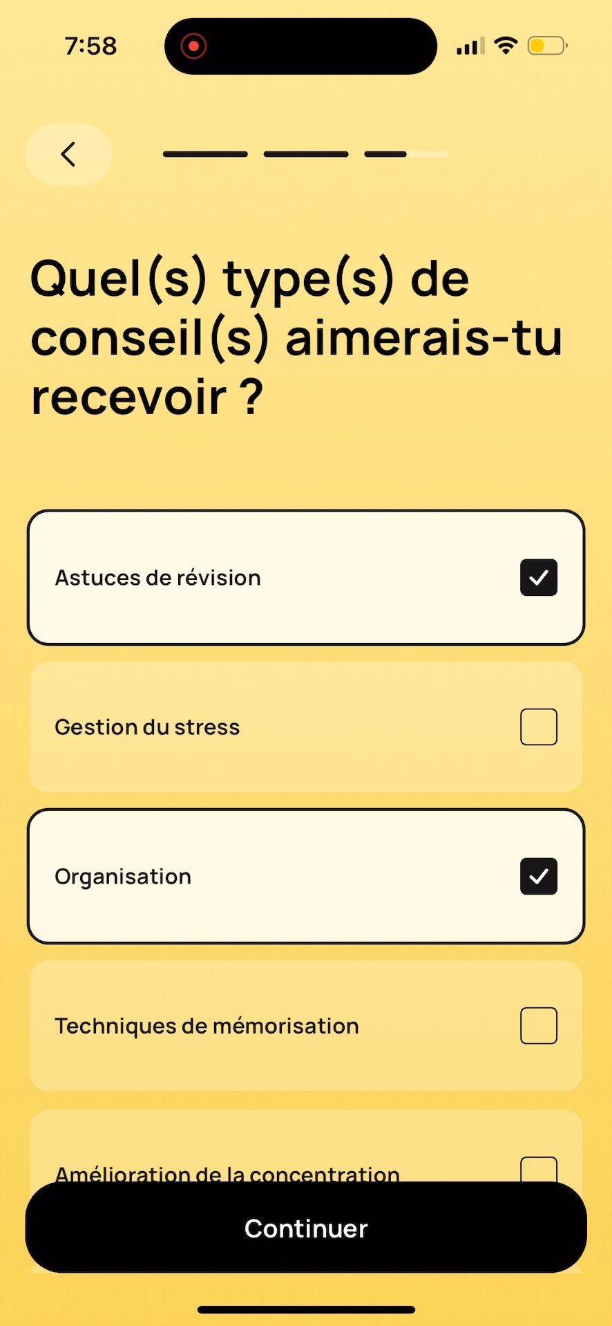 survey (Conseils)