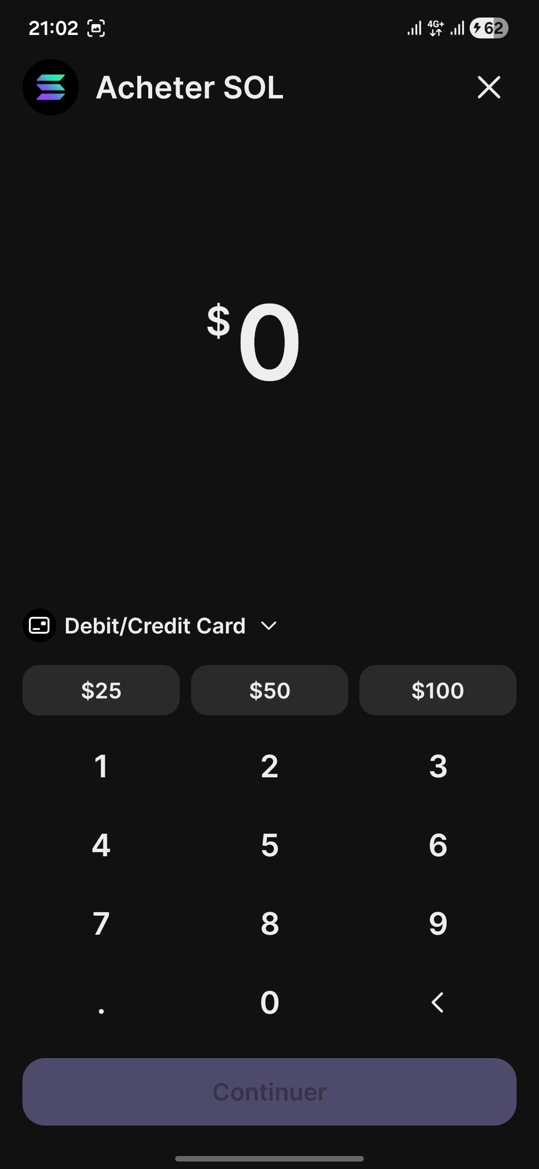 numeric input screen (Unknown)