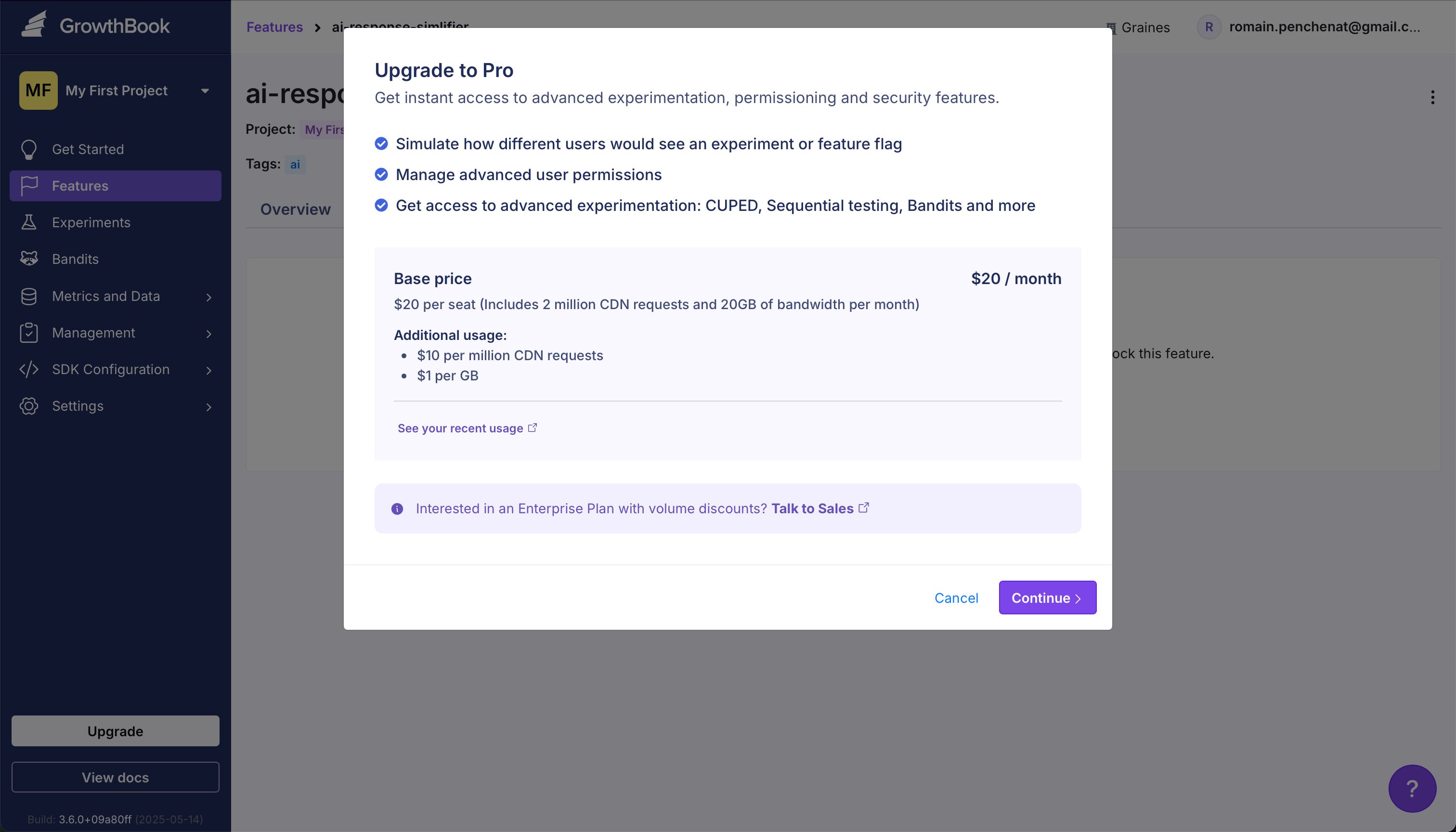 Pricing (Growthbook)