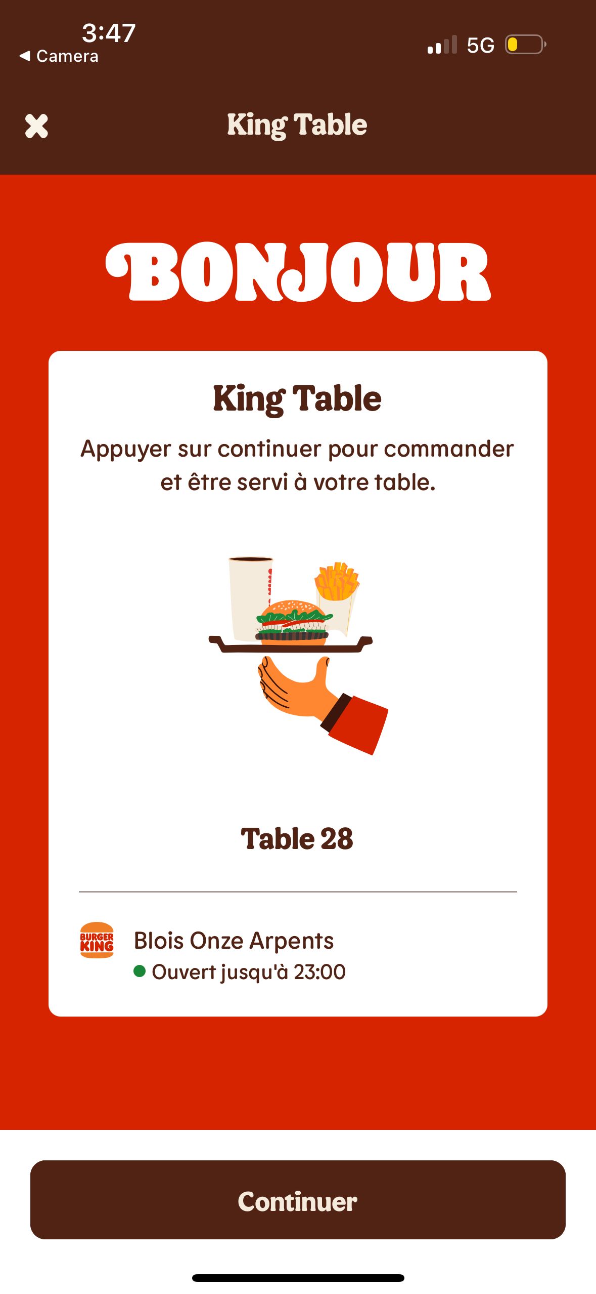 welcome (King Table)