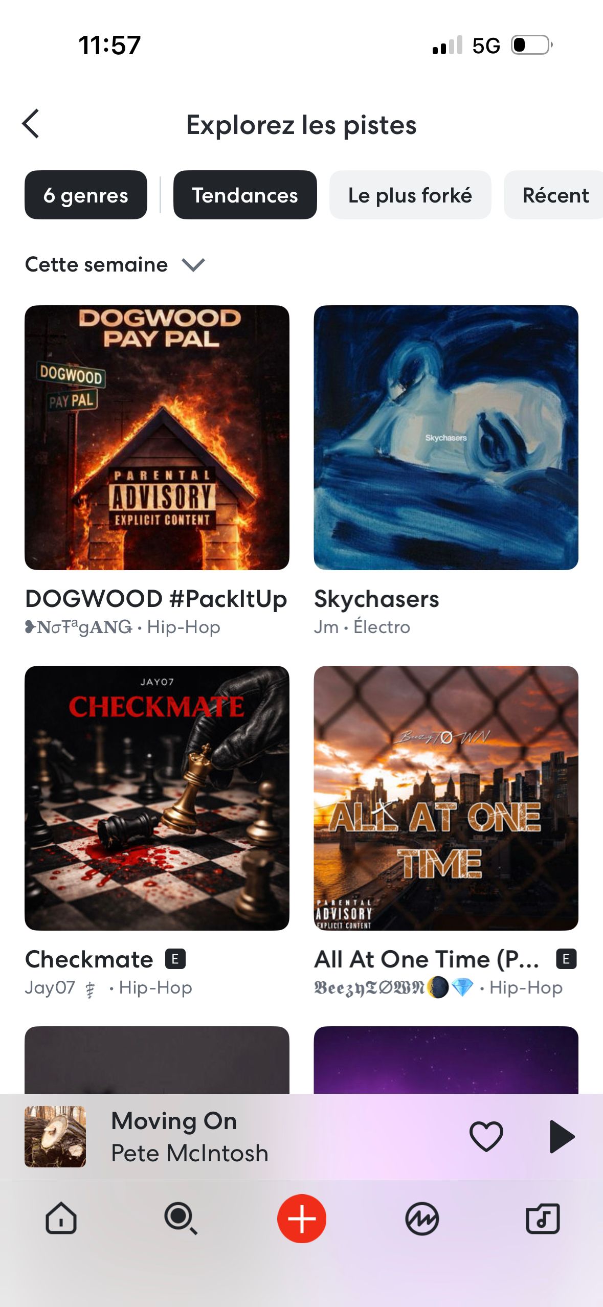 music discovery (BandLab)