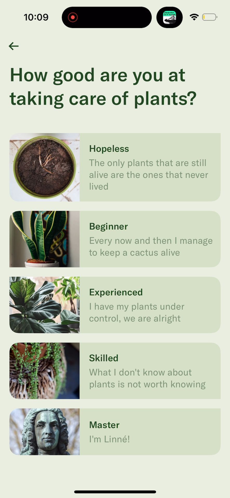 quiz (Plant Care Quiz)