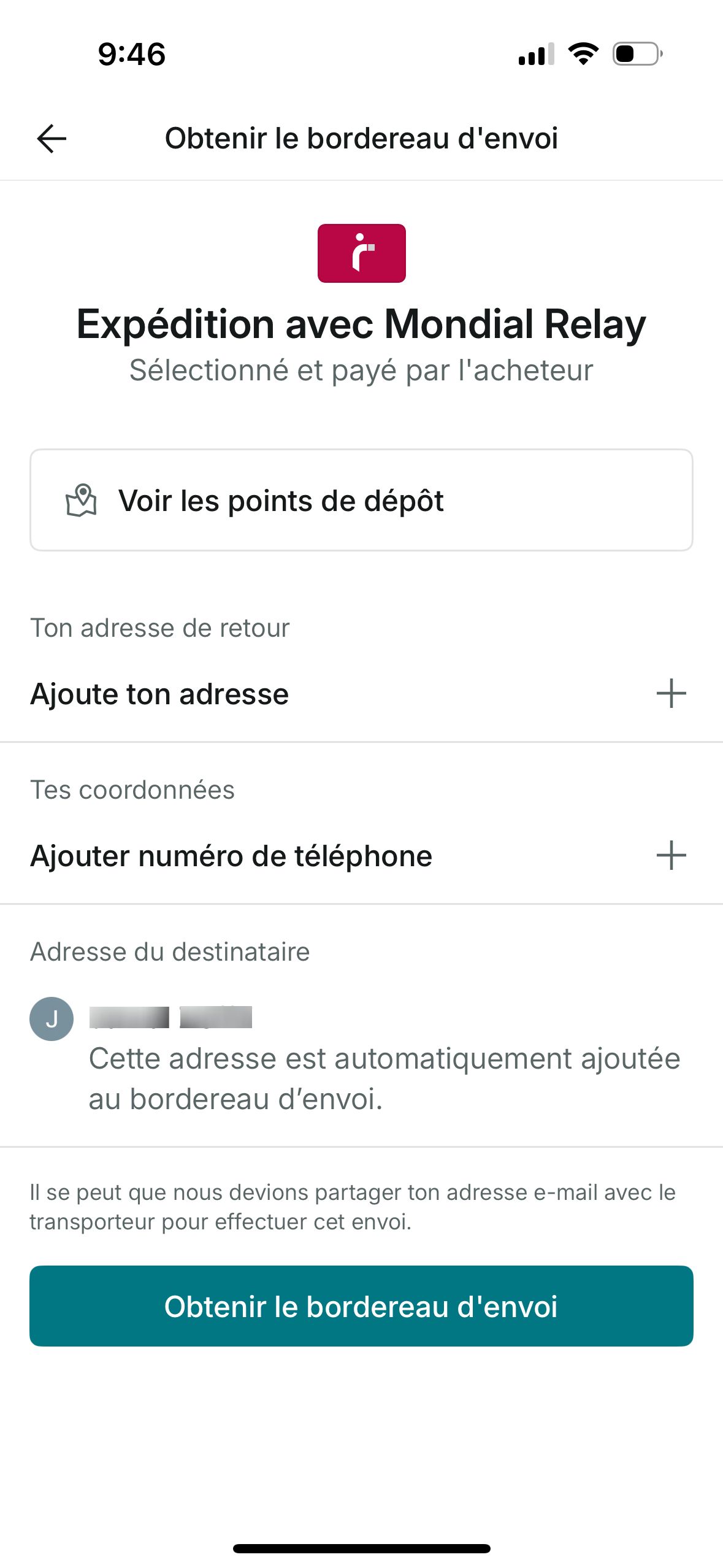 Checkout (Vinted)