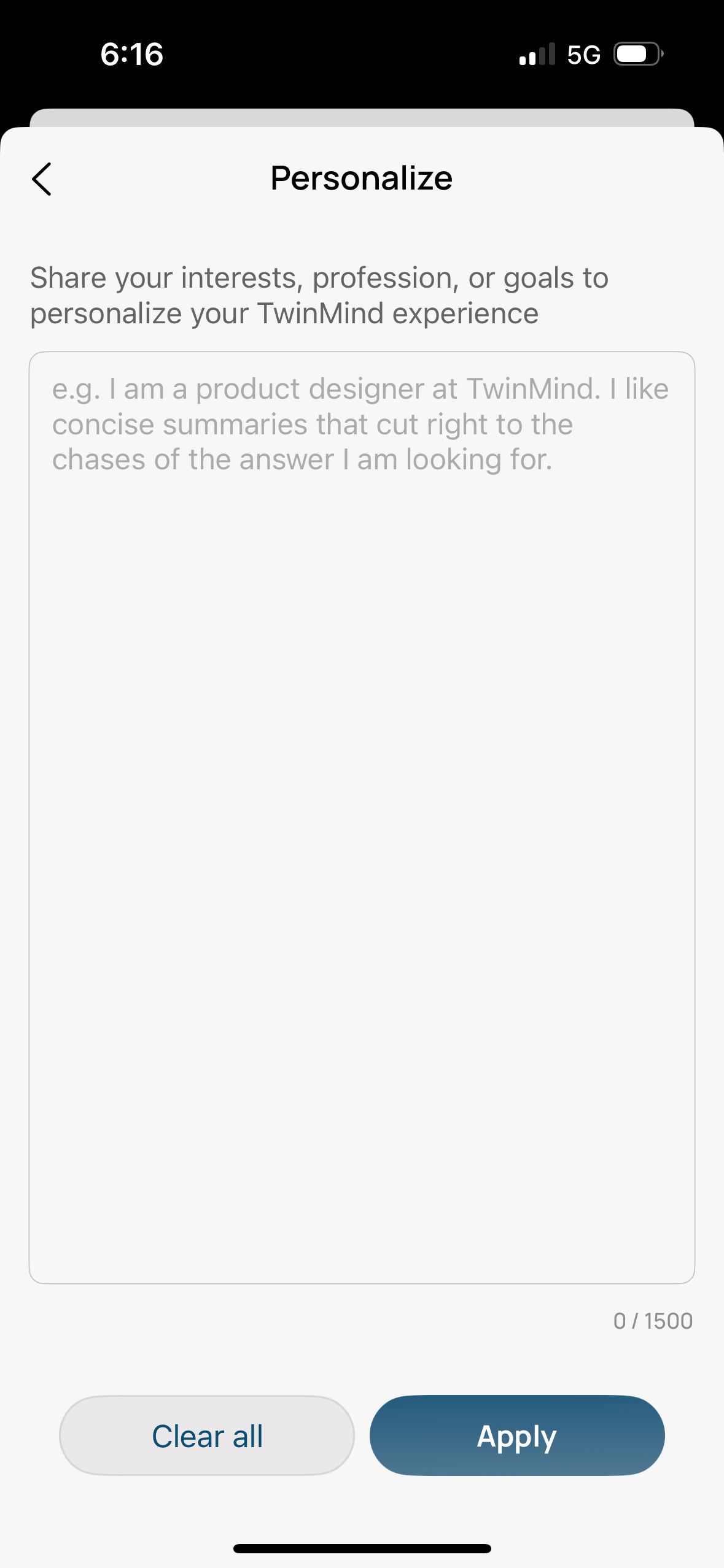 Text Input (TwinMind)
