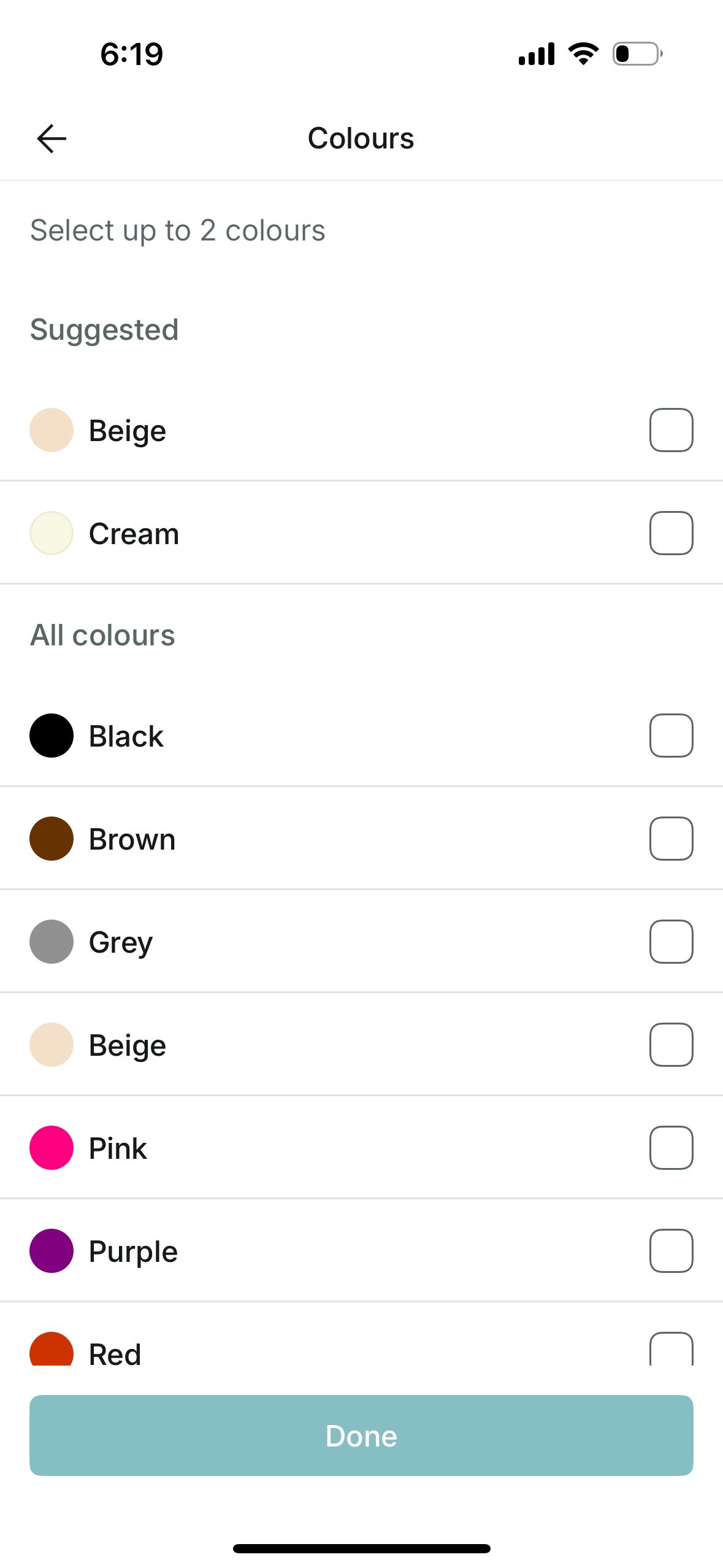 selection (Vinted)
