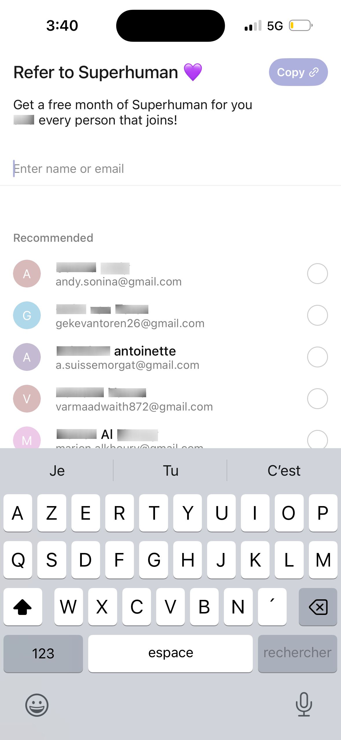 Referral (Superhuman)