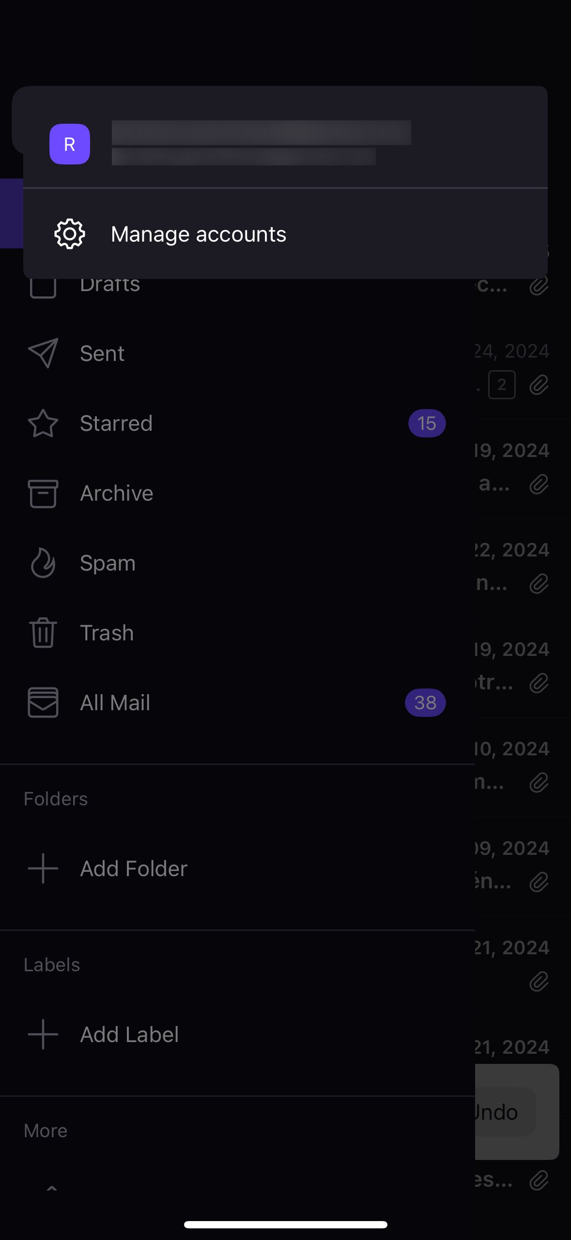 navigation (Proton Mail)