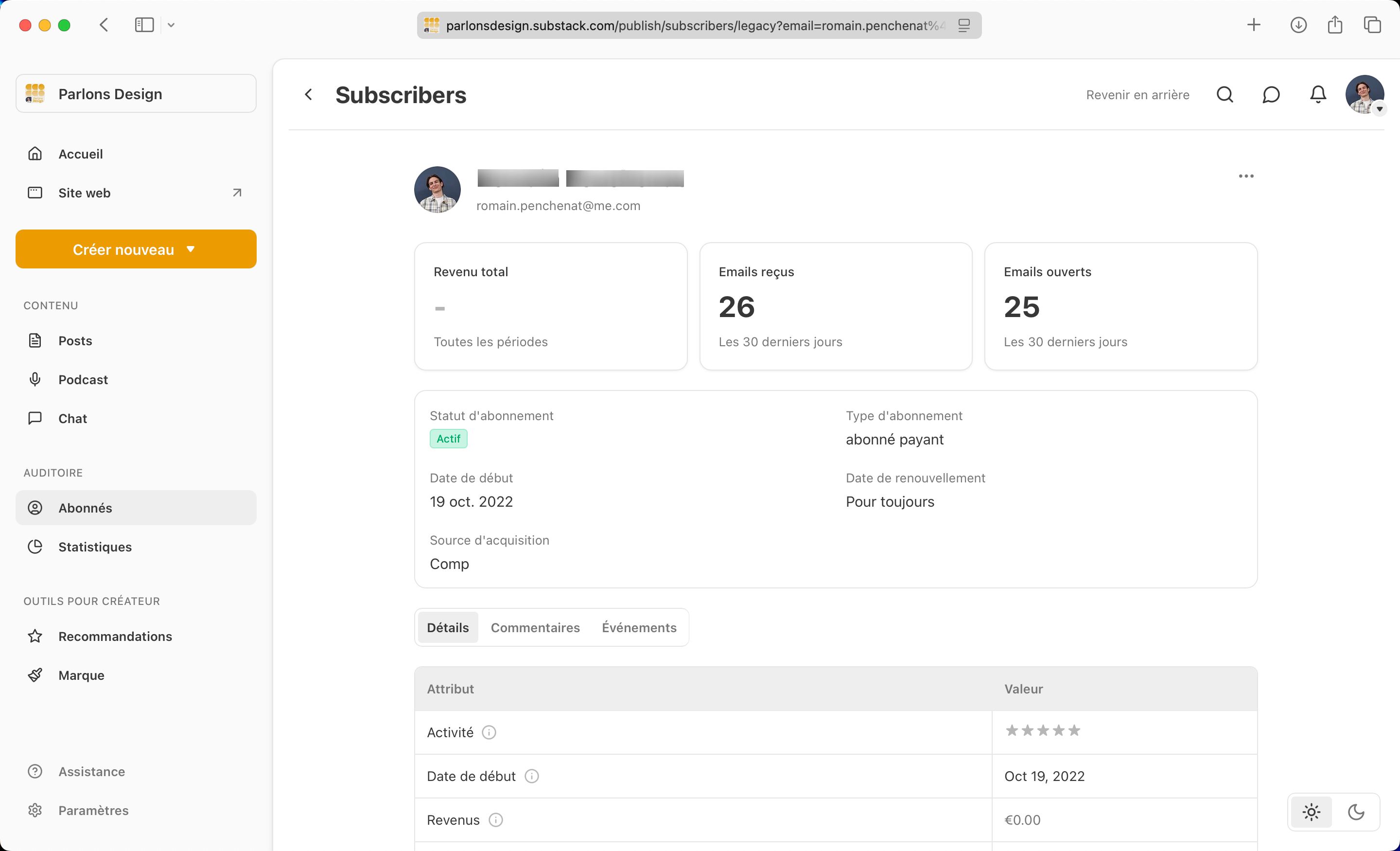 Dashboard (Substack)