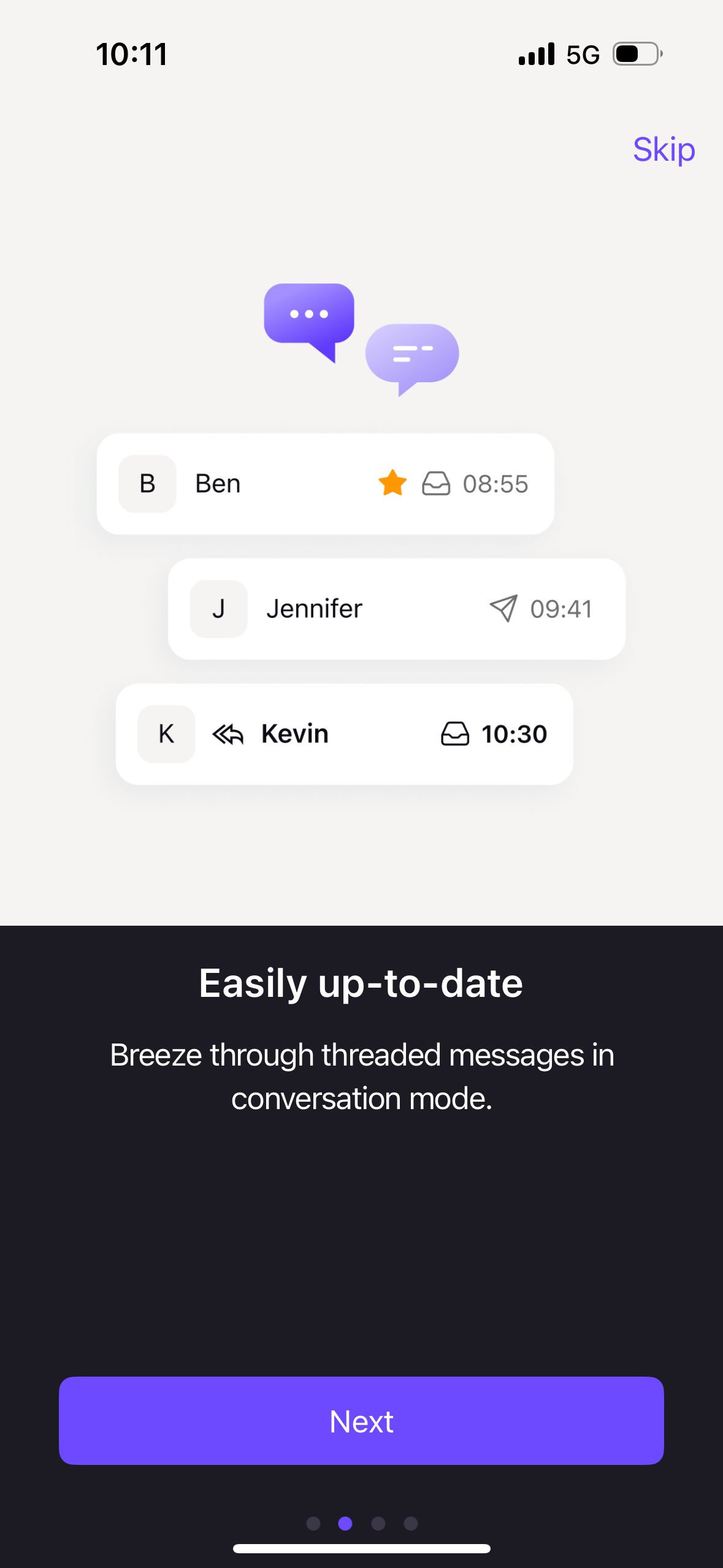 onboarding (Proton Mail)