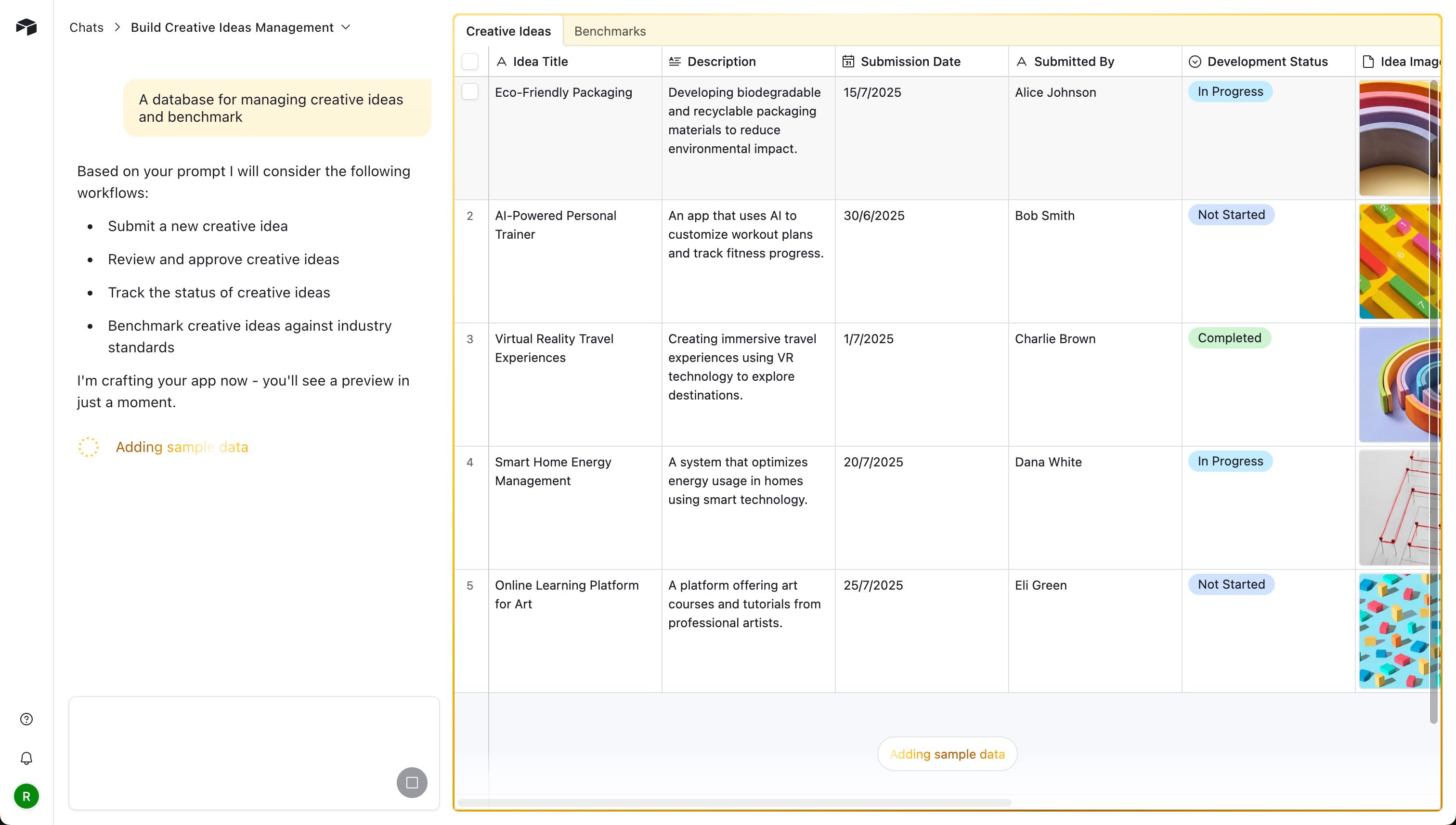 Data Table (Airtable)