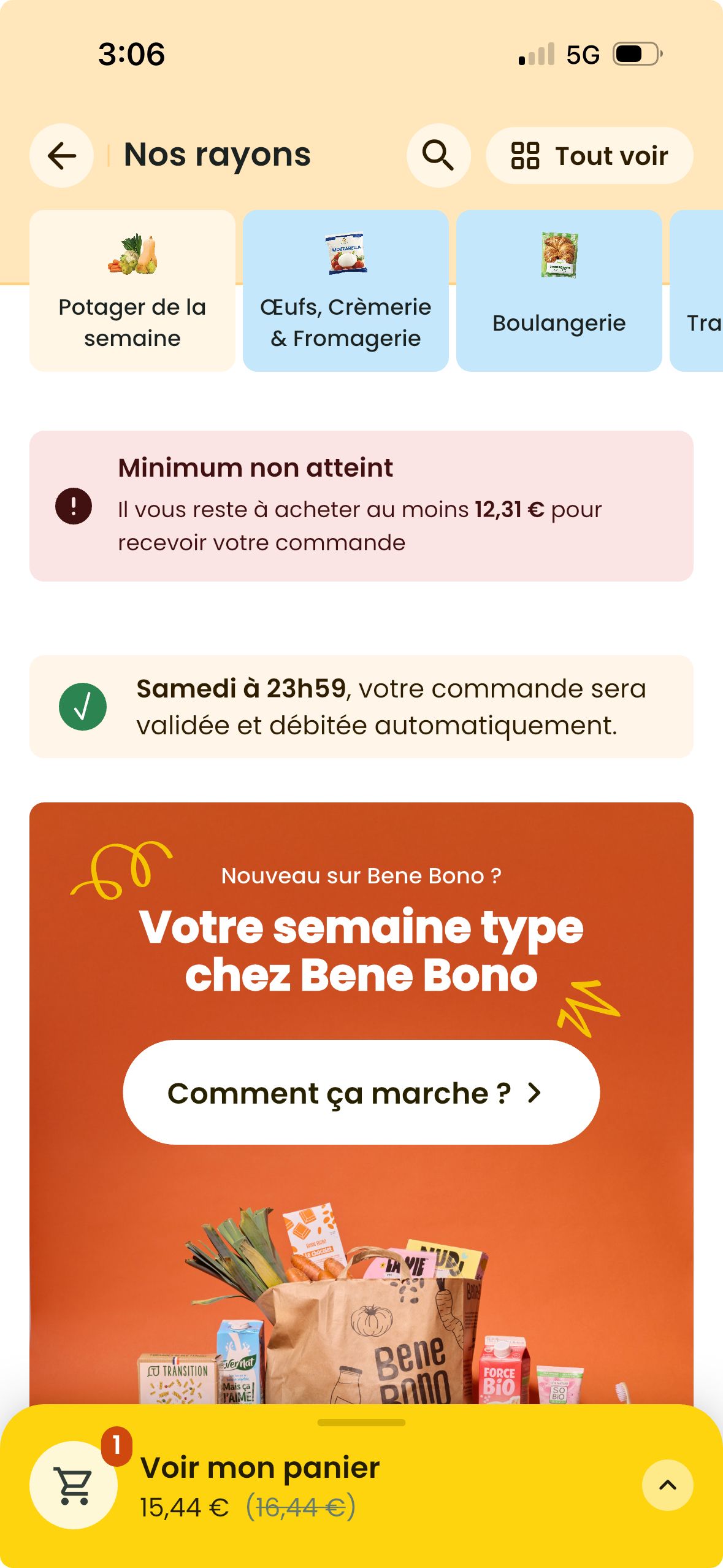 product catalog (Bene bono)