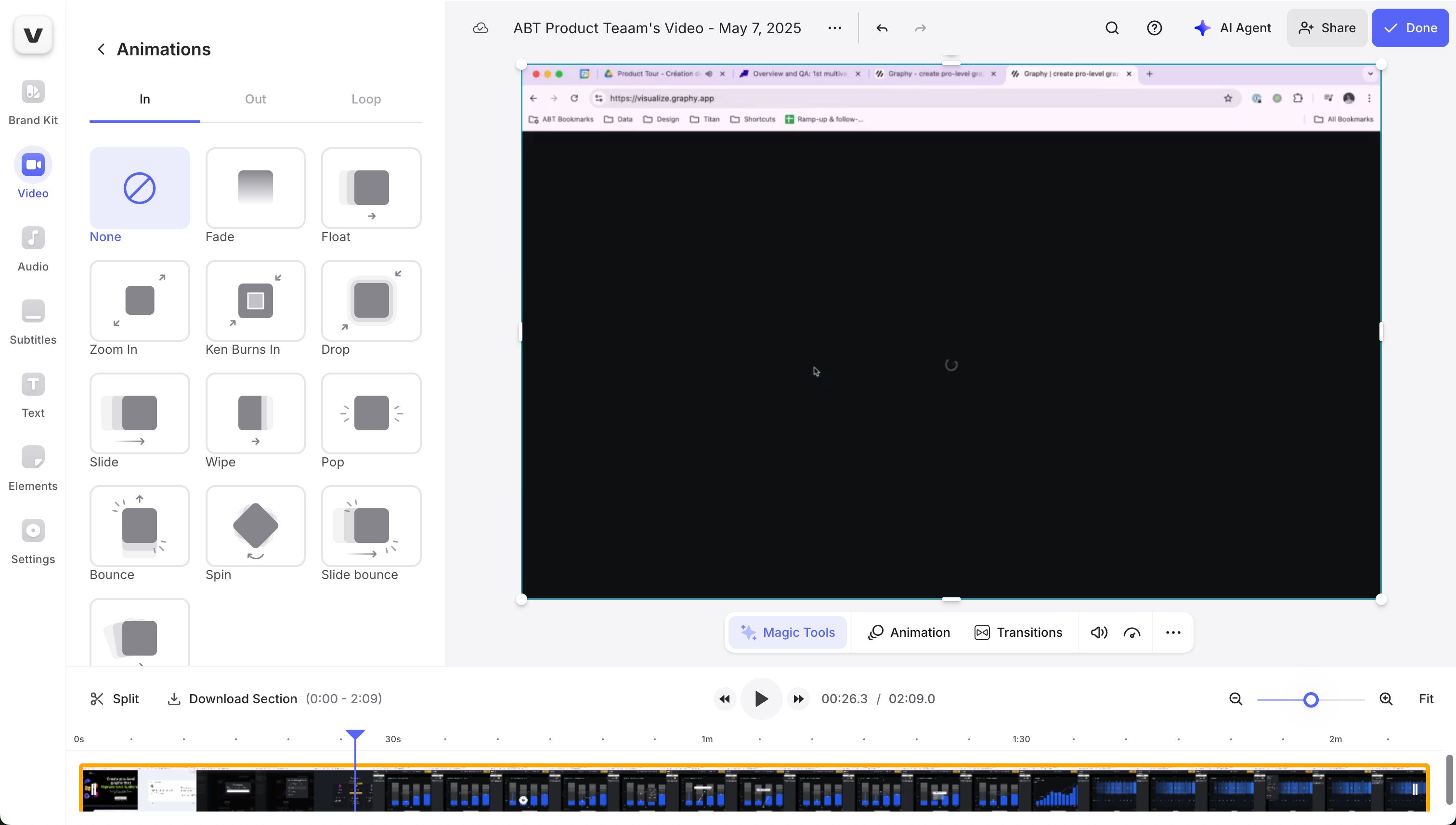 video editor (Veed)
