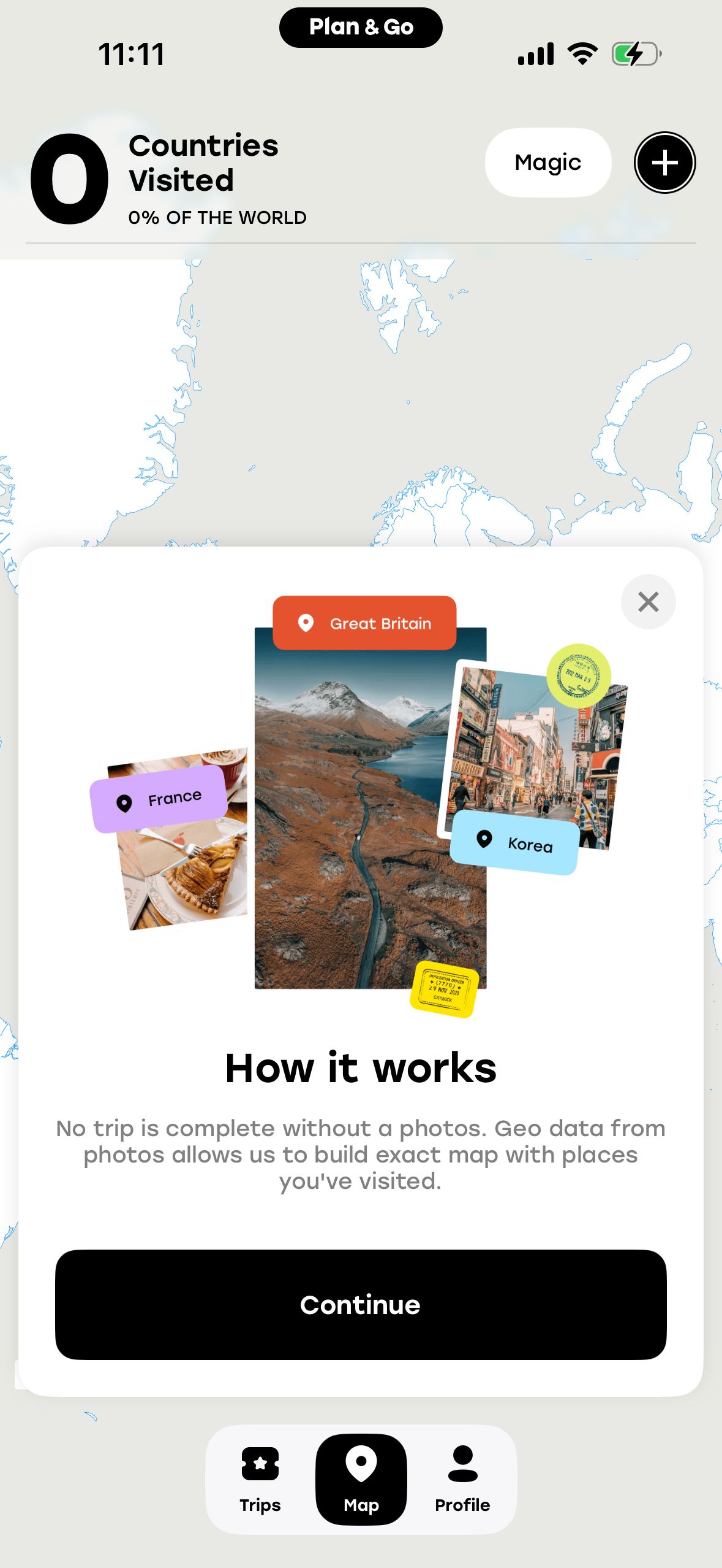 Onboarding (Plan & Go)