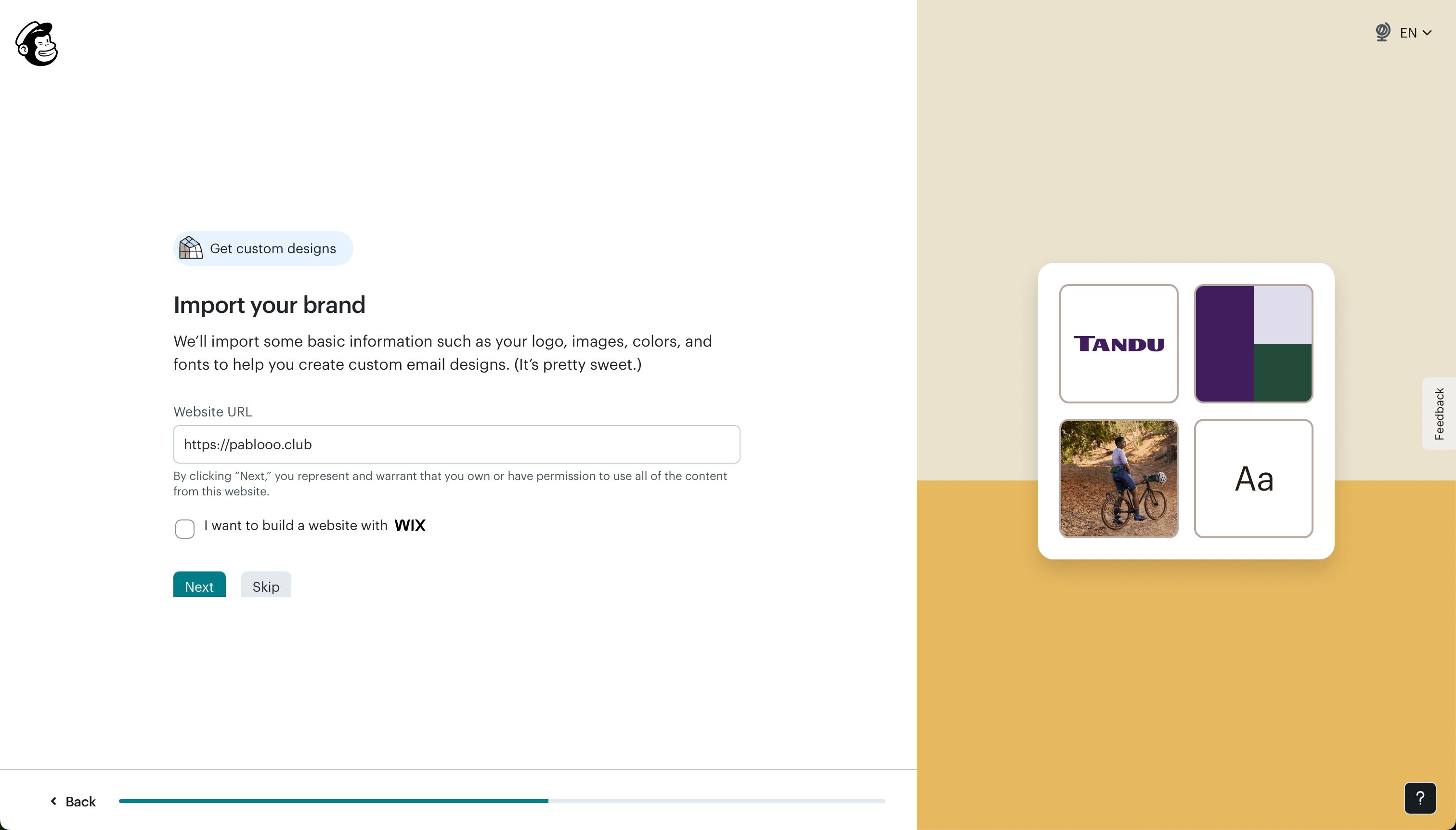 onboarding (Mailchimp)