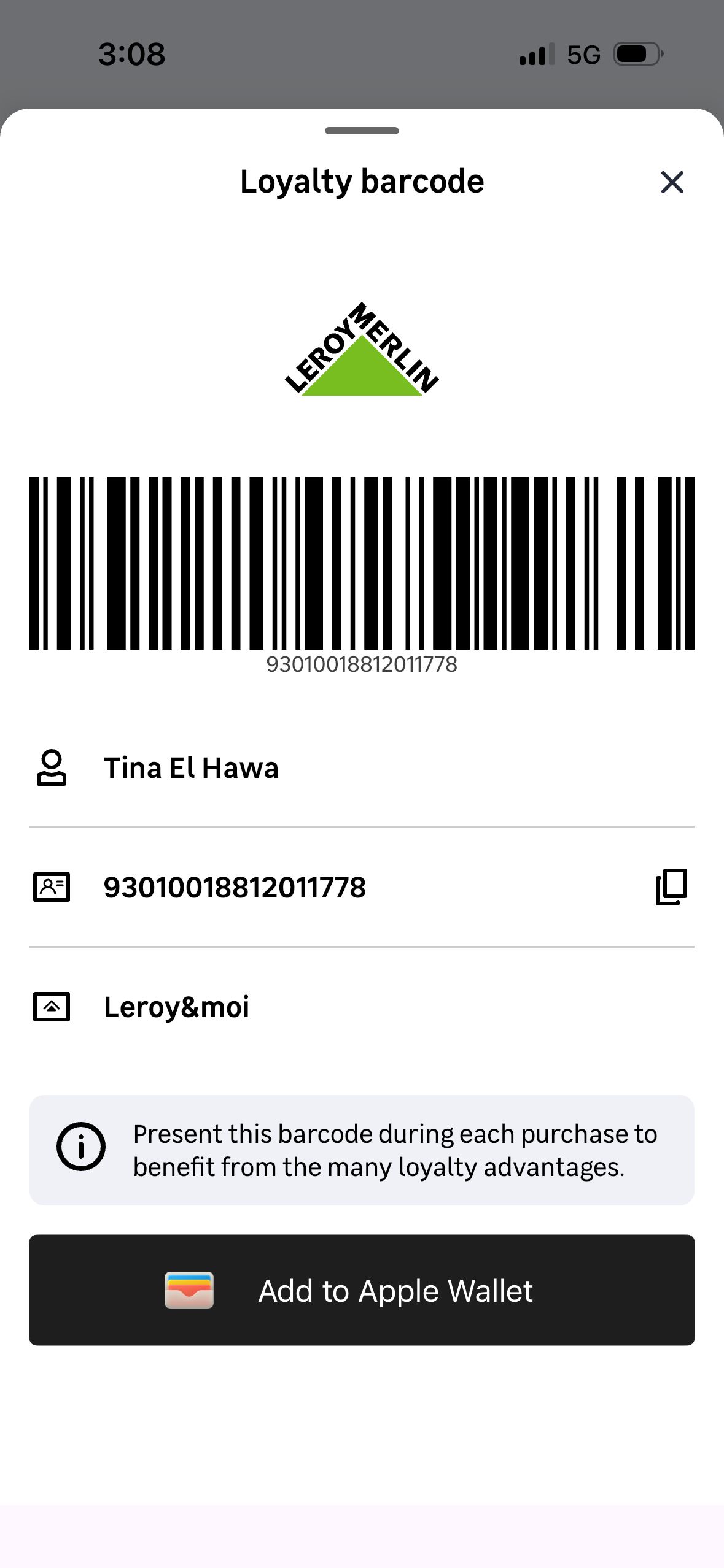 Barcode (Leroy Merlin)