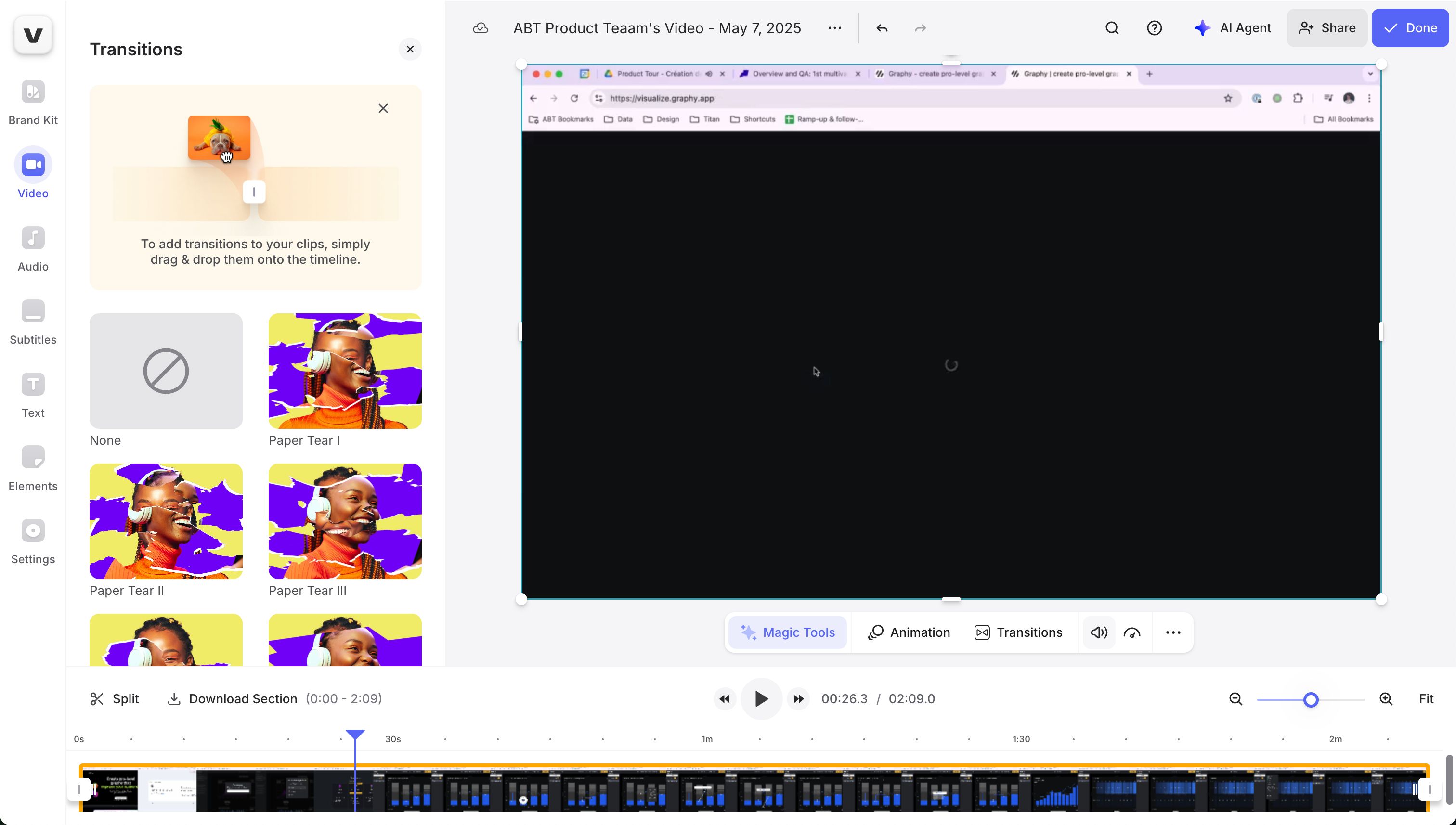 video editor (Veed)