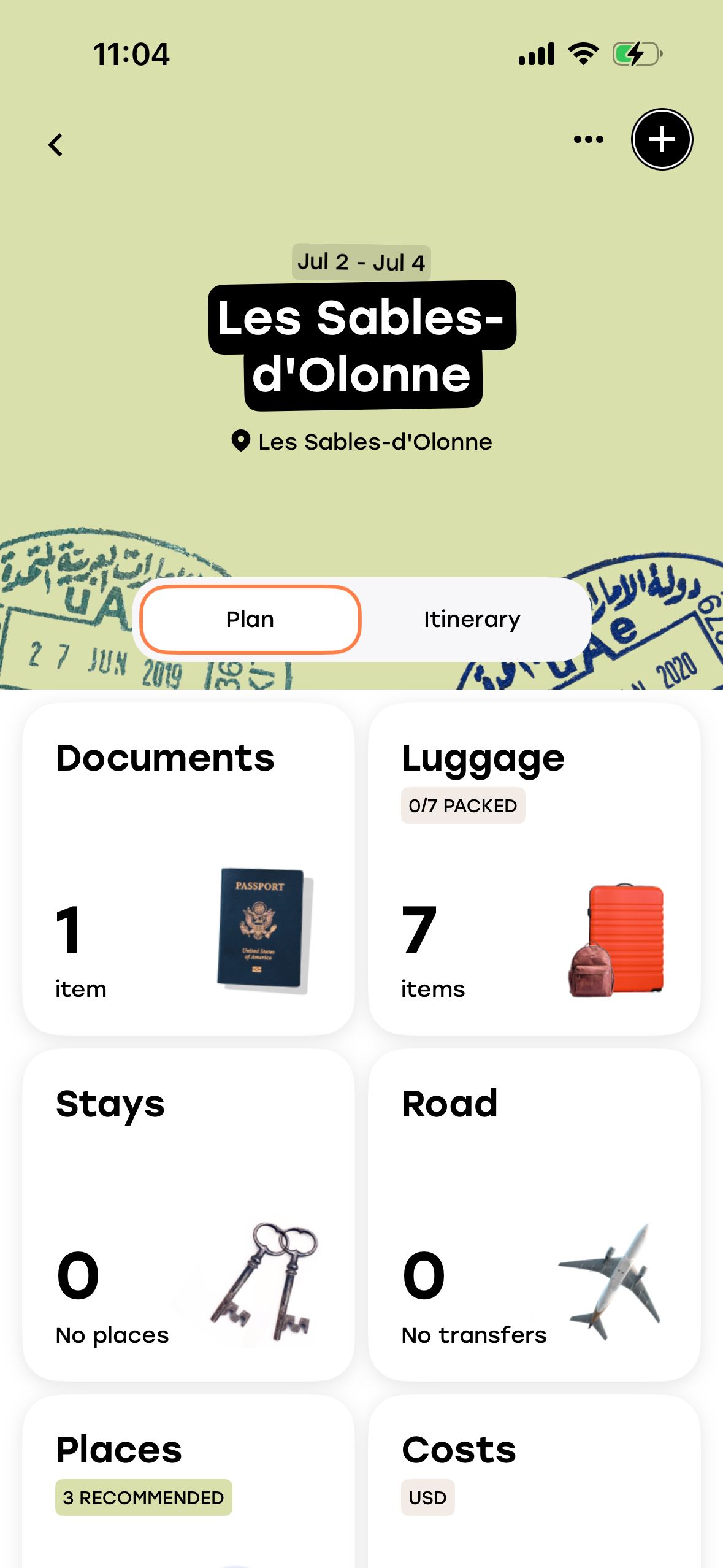 Dashboard (Plan & Go)