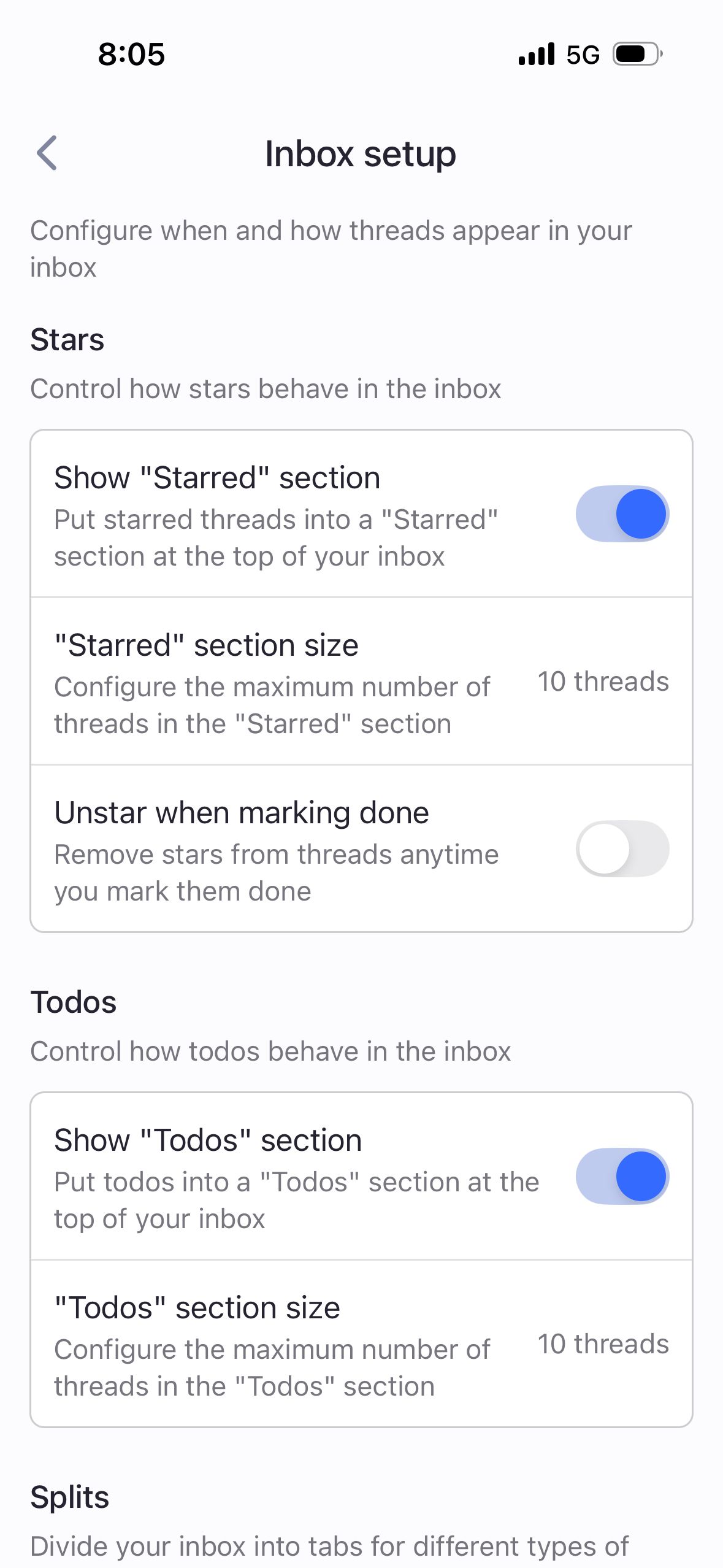 settings (Shortwave)