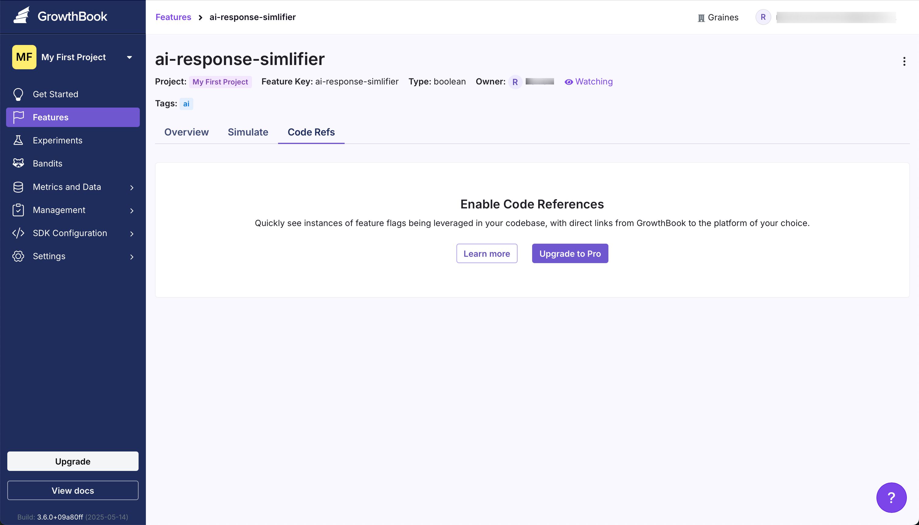 feature management