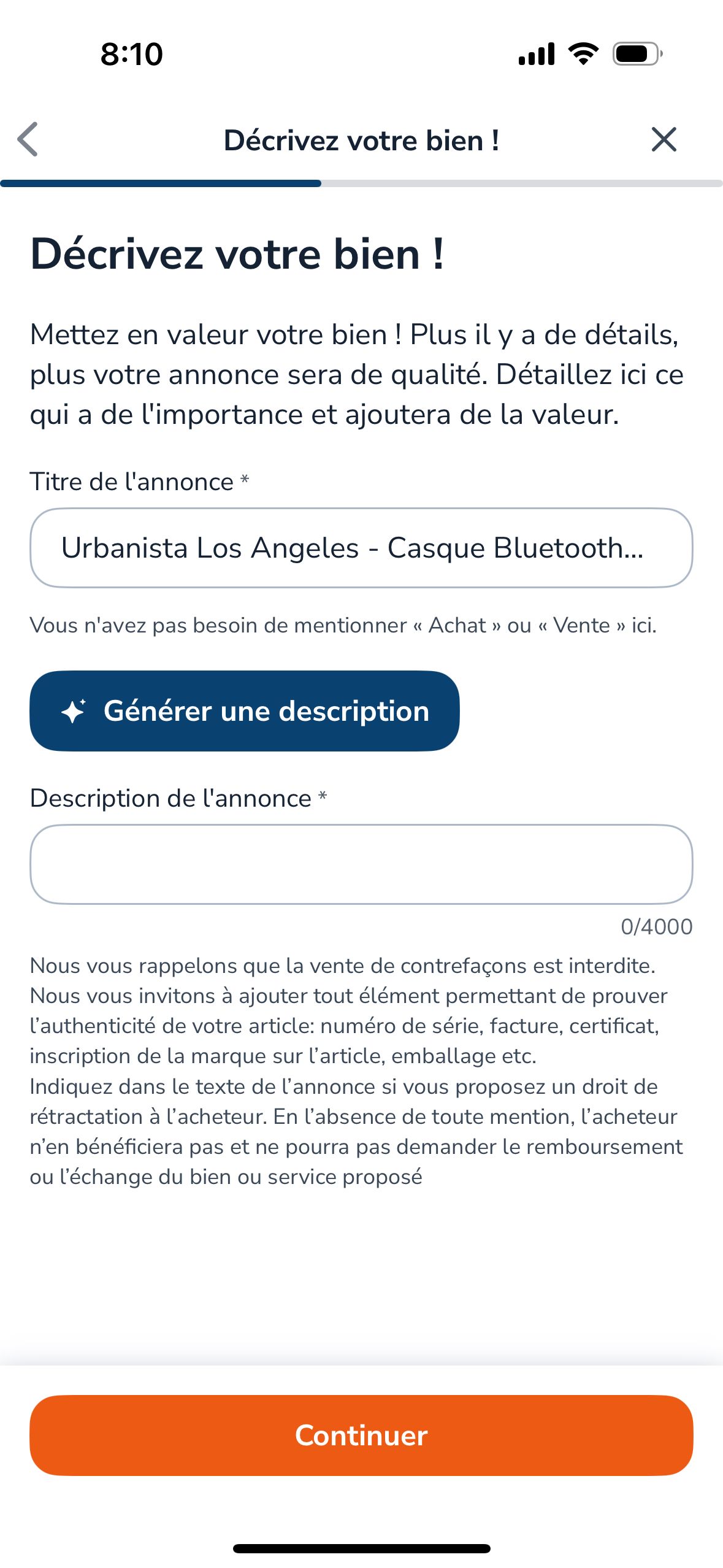 form (Le bon coin)