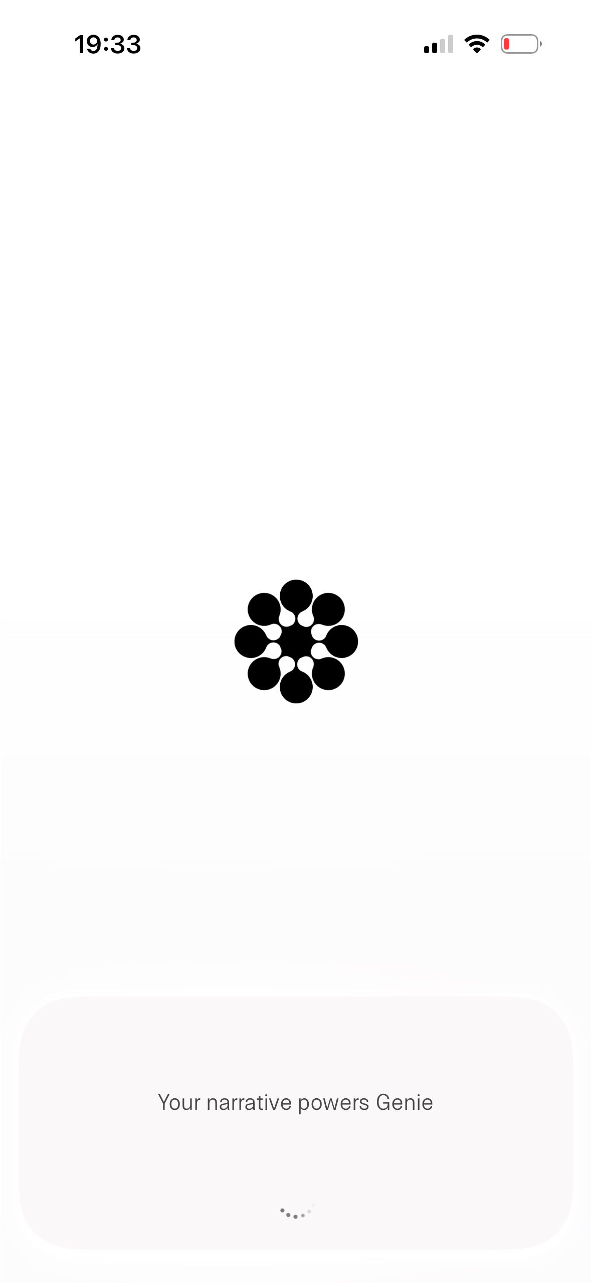 loading screen (Genie)