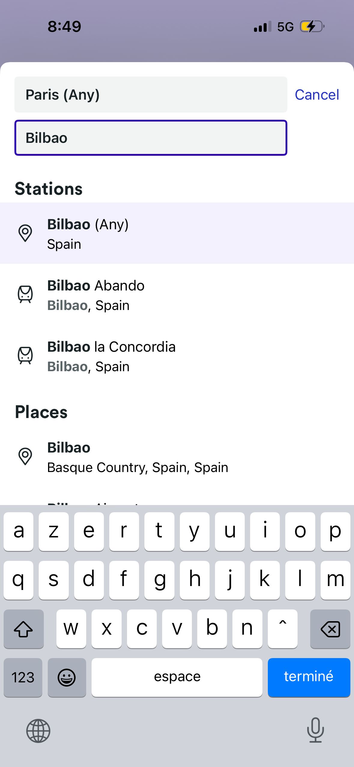 Search (Trainline)