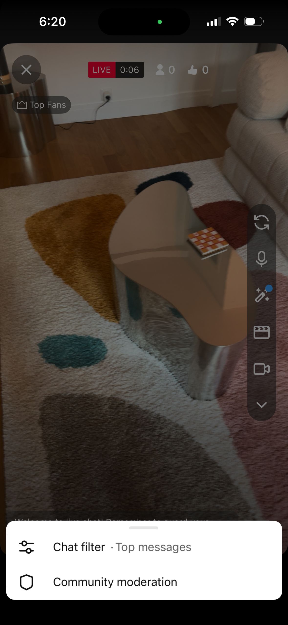 Live Stream (Youtube)