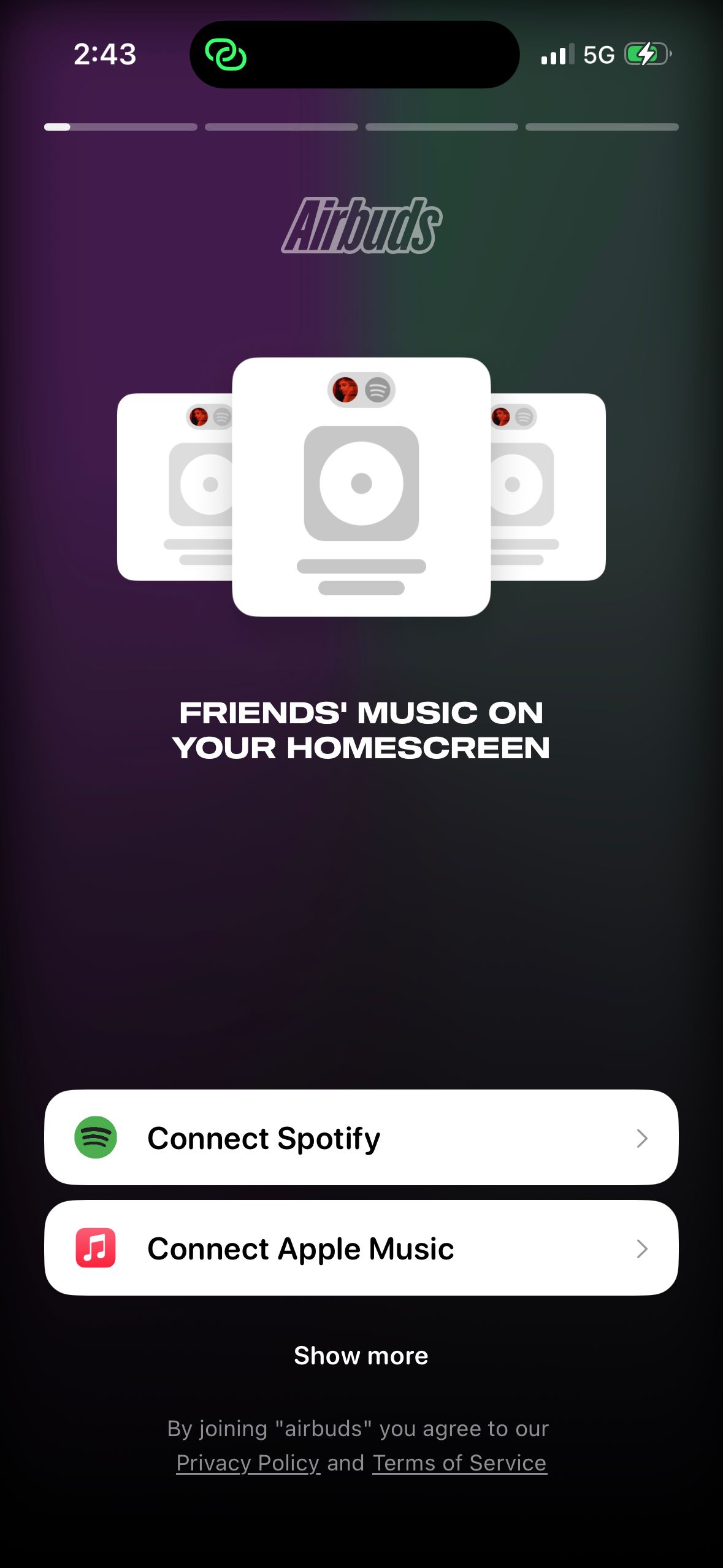 Onboarding (Airbuds)