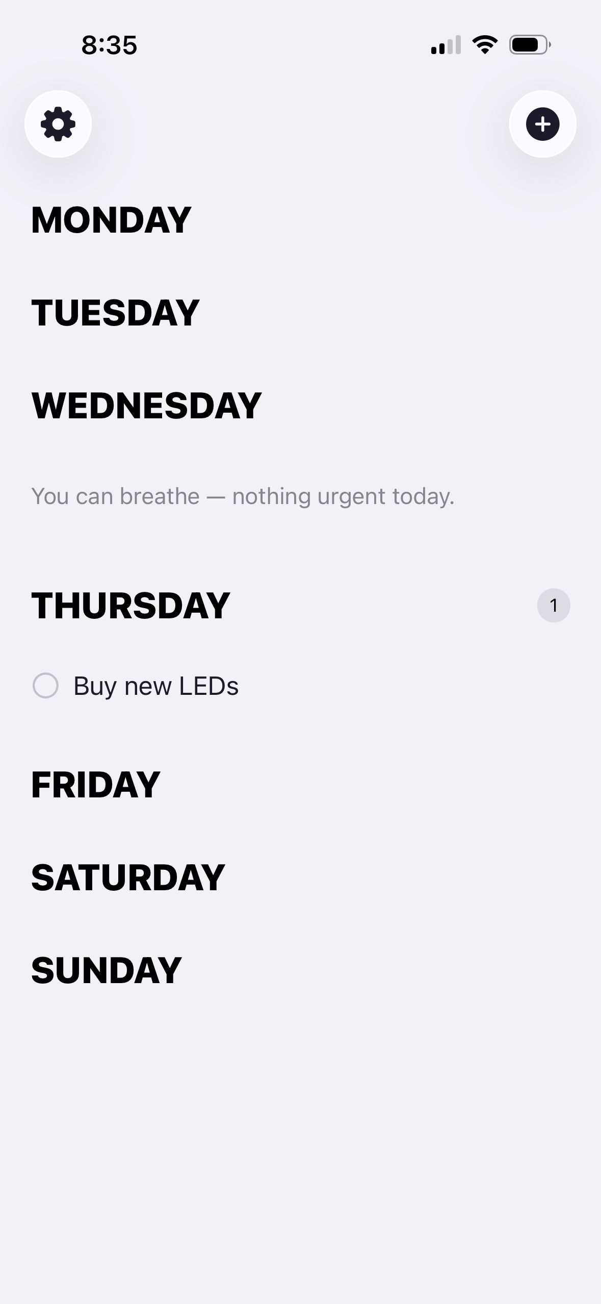 Calendar (DayDrift)