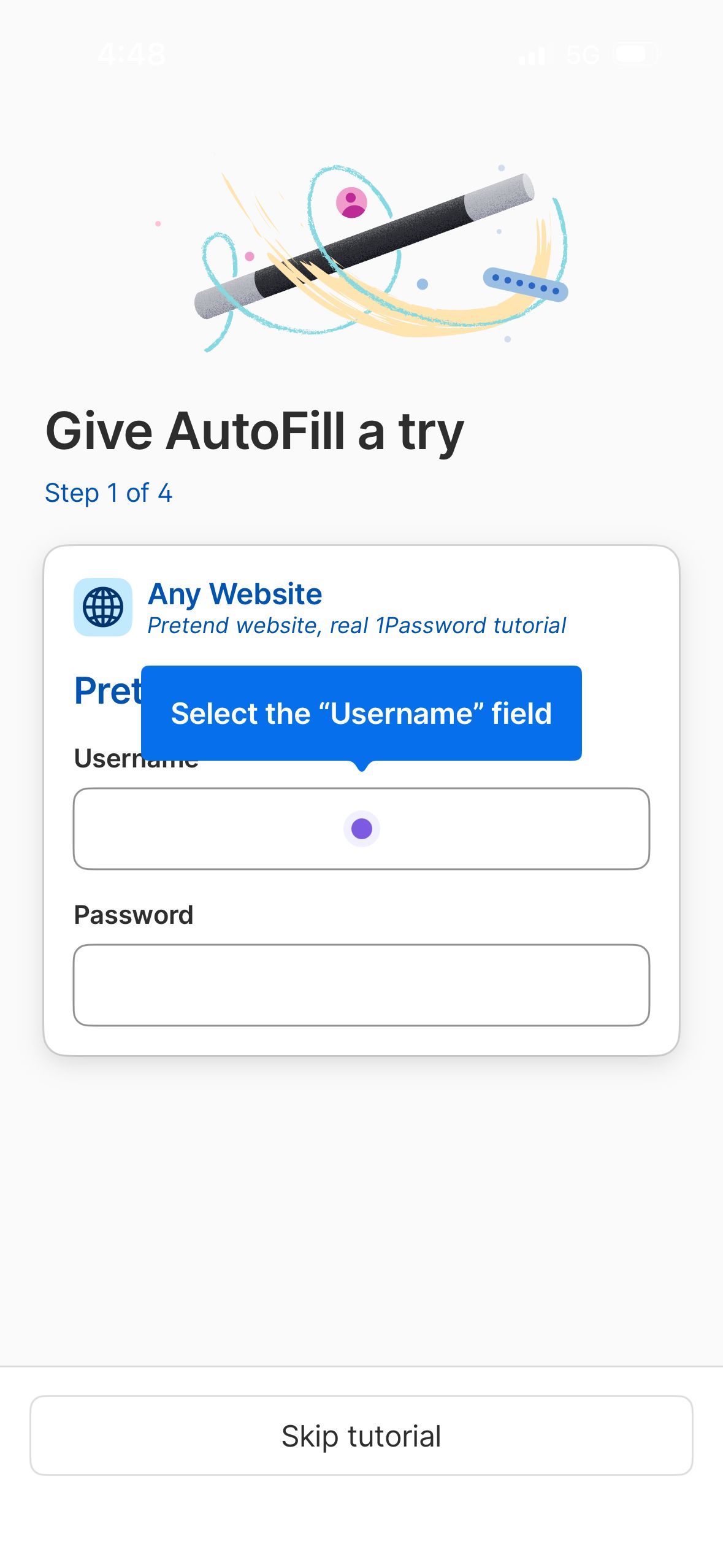 tutorial (1Password)