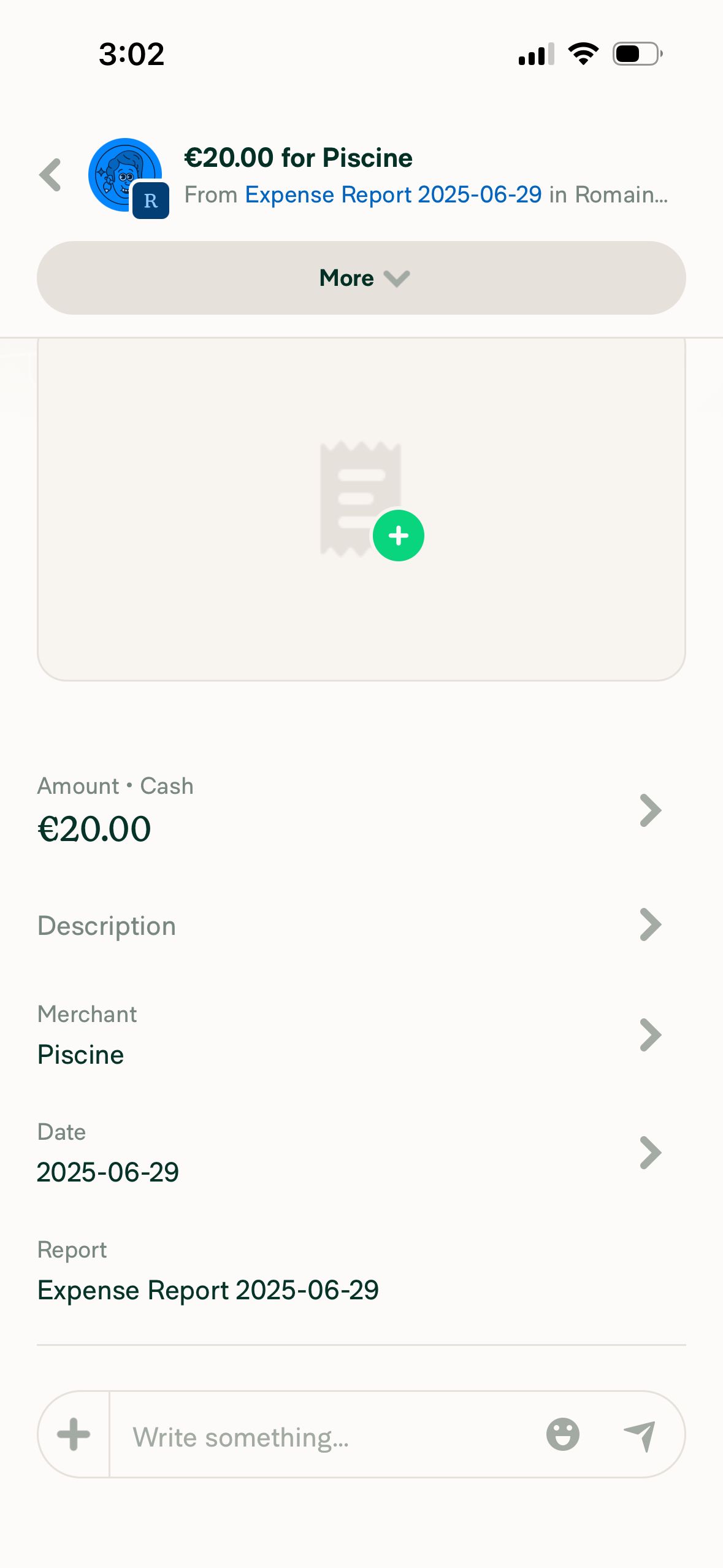 Expense Report Detail (Expensify)