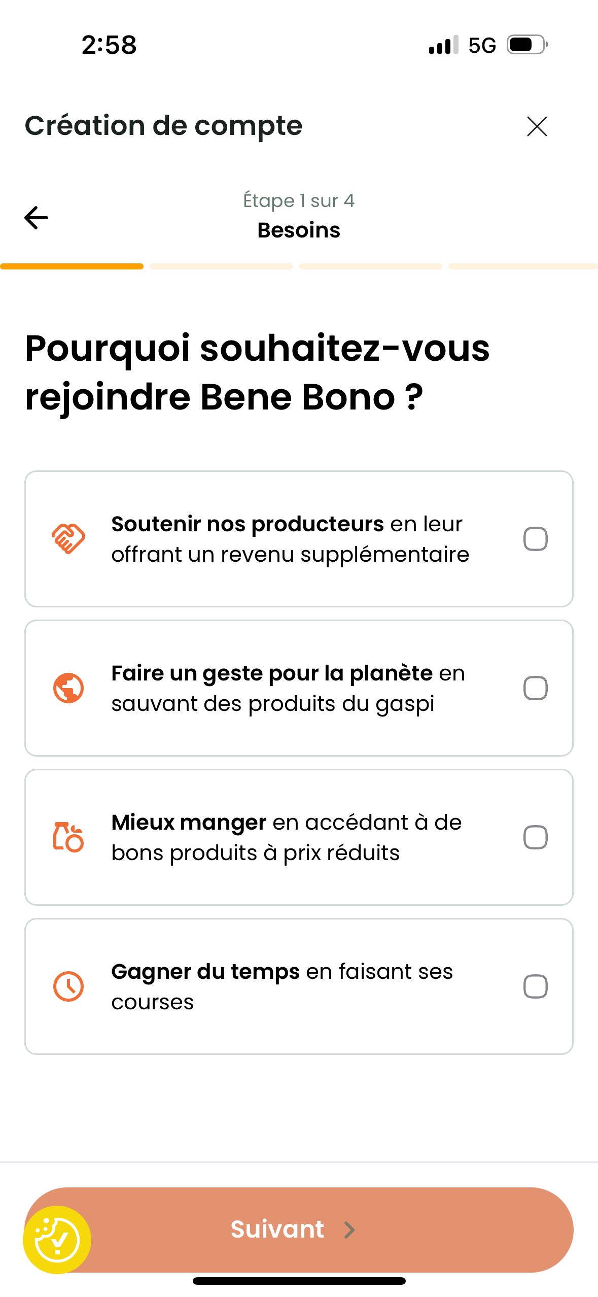 onboarding (Bene bono)