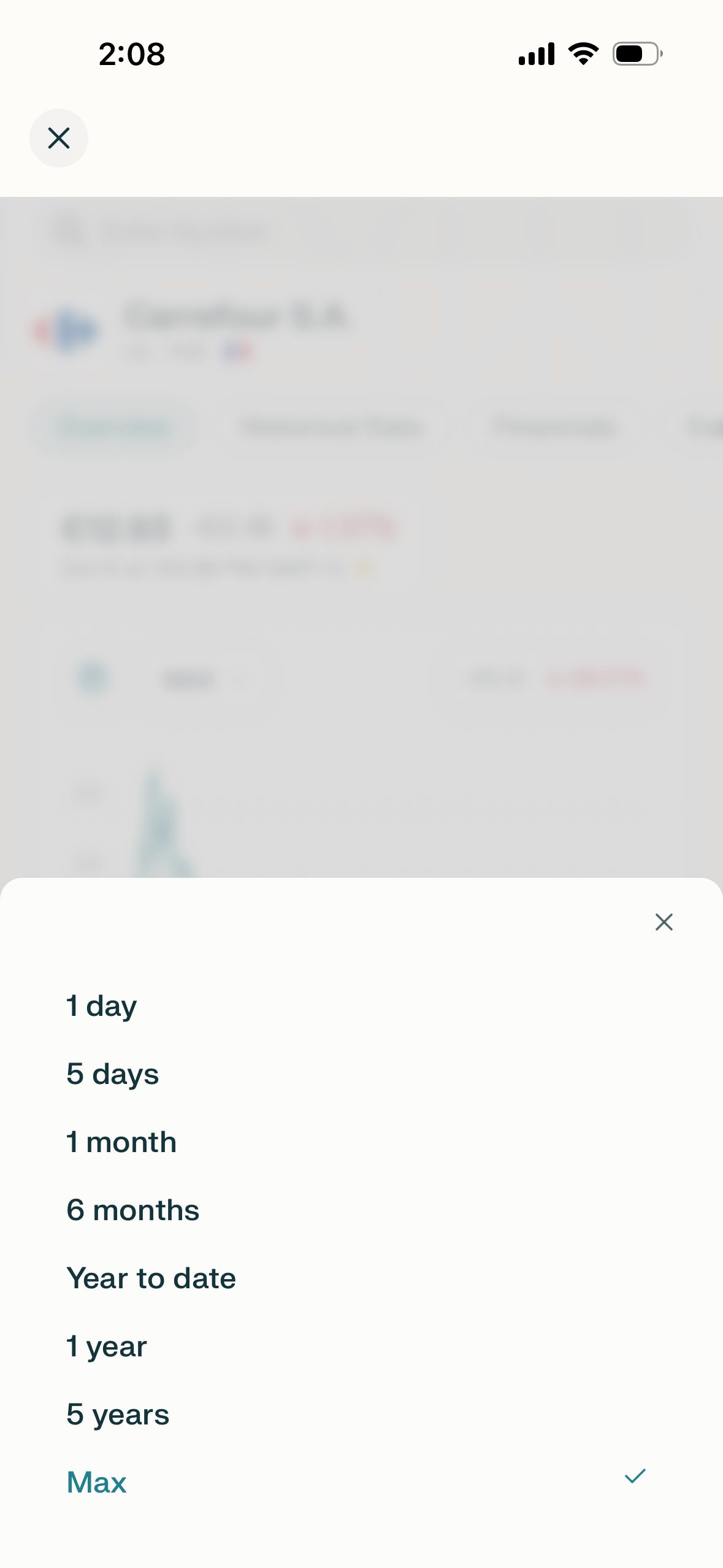 Dropdown / Modal