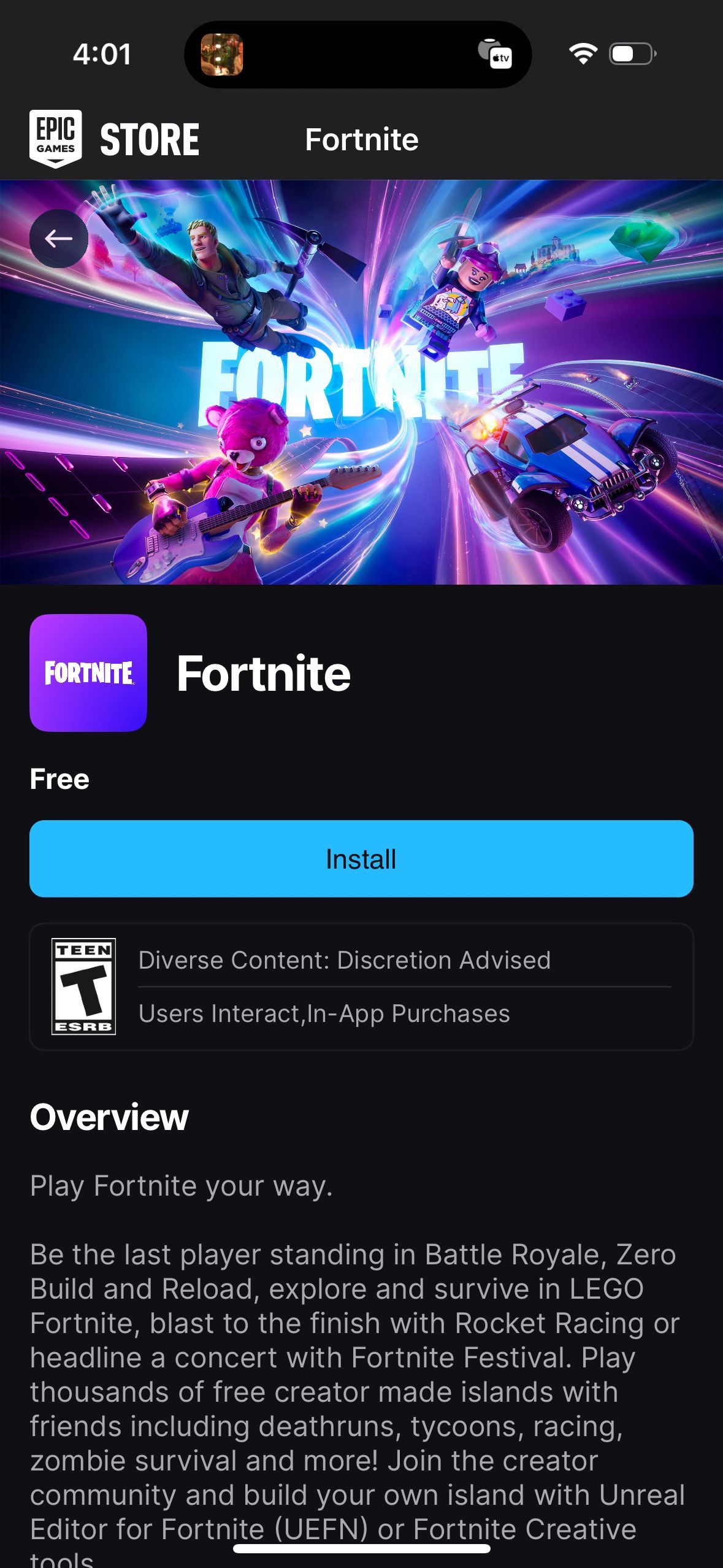 app store (Fortnite)