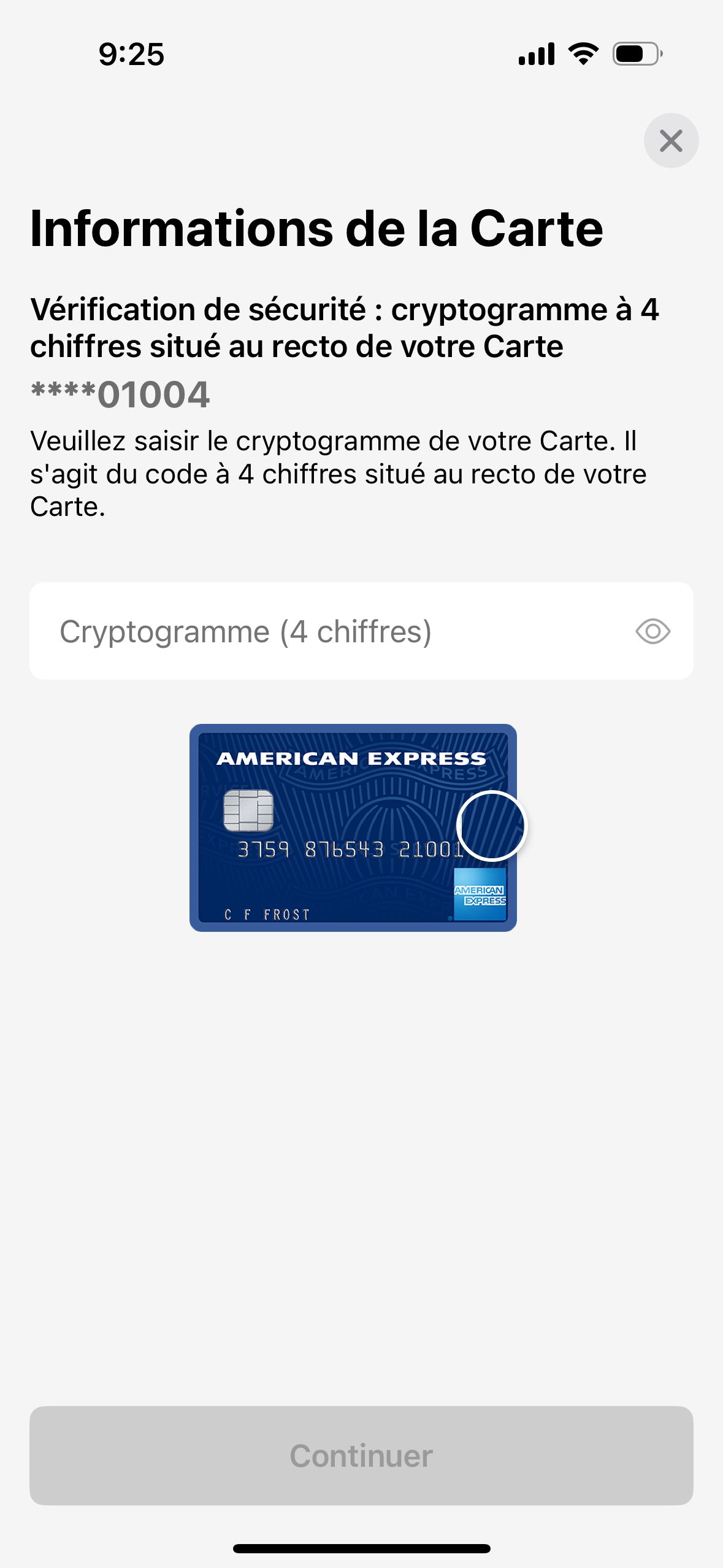 dialog (AmEx)