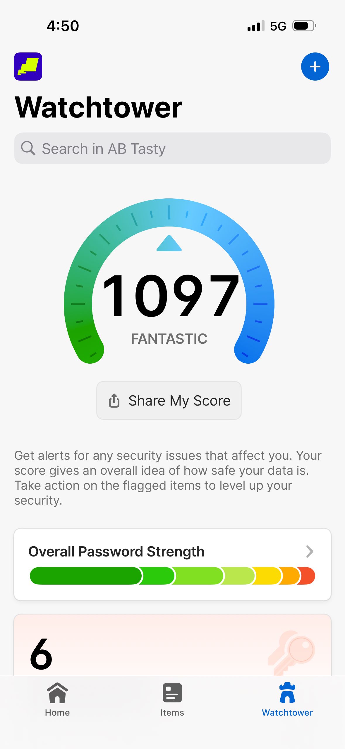 dashboard (1Password)