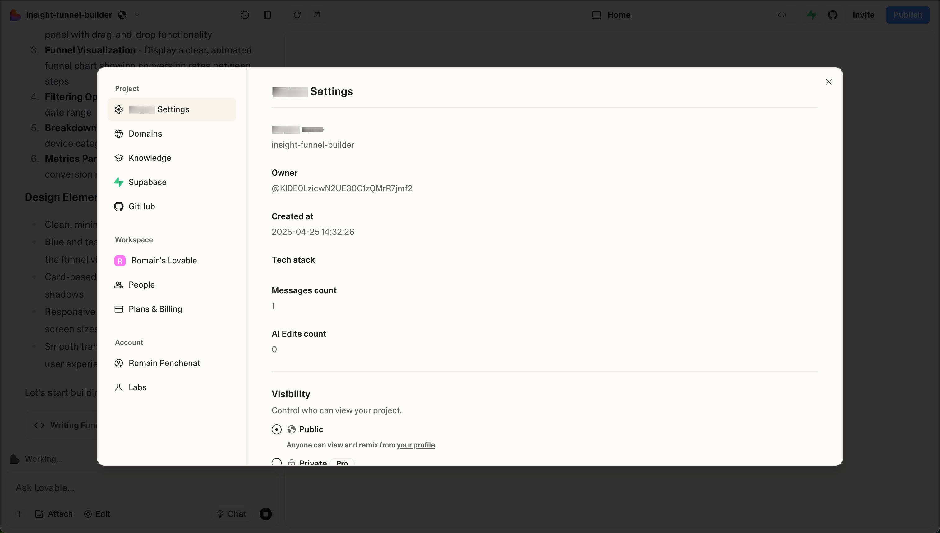 settings (Lovable)