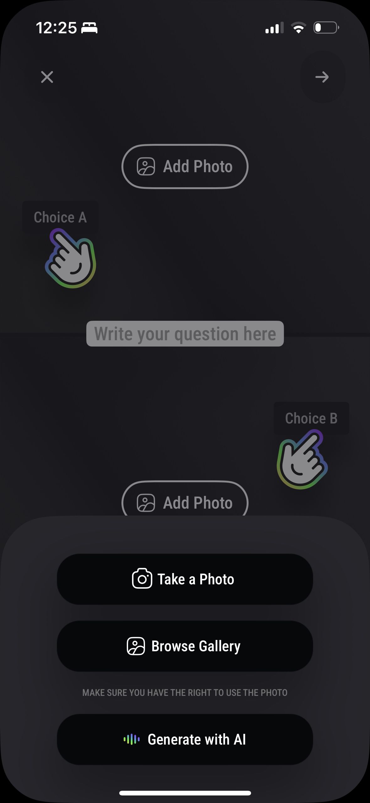 Poll Creation (Choosr)