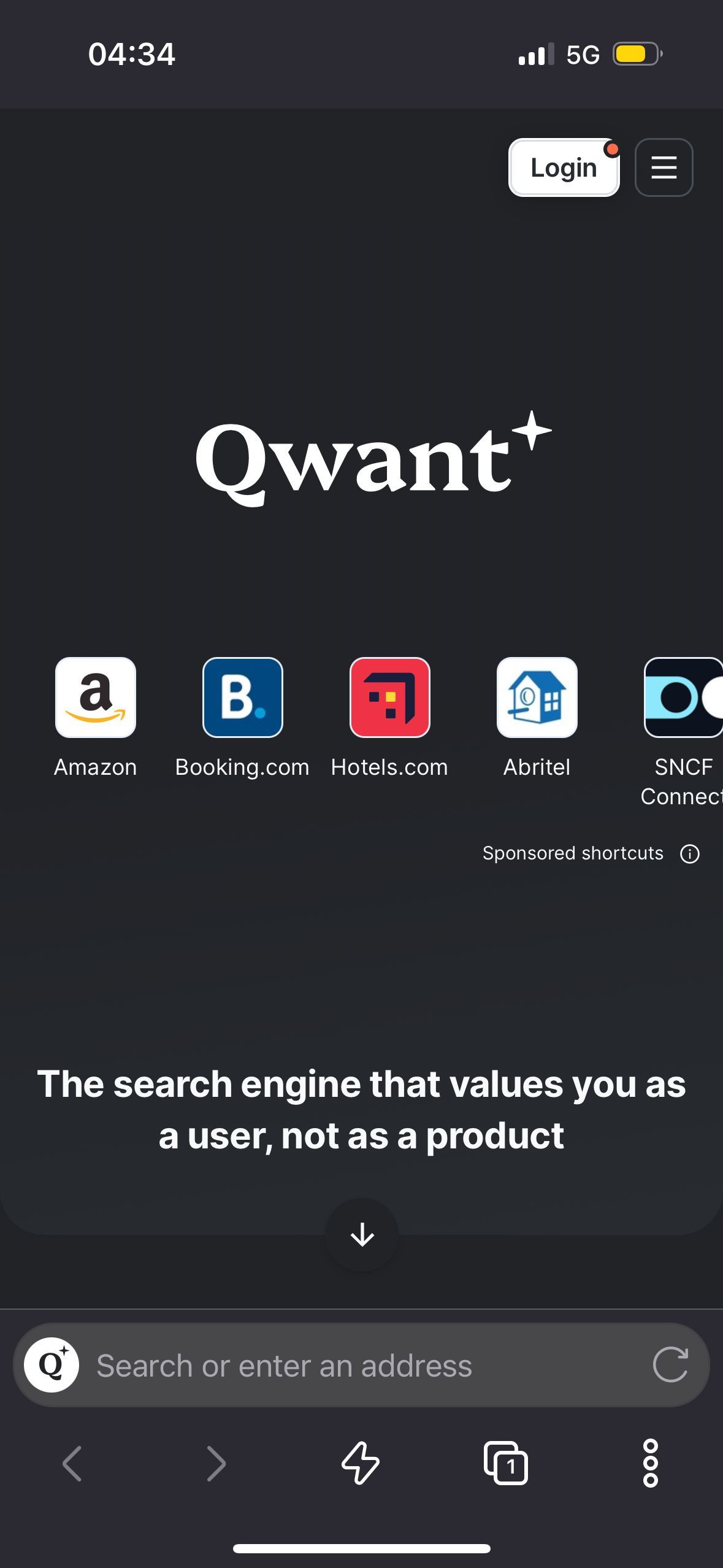 home (Qwant)