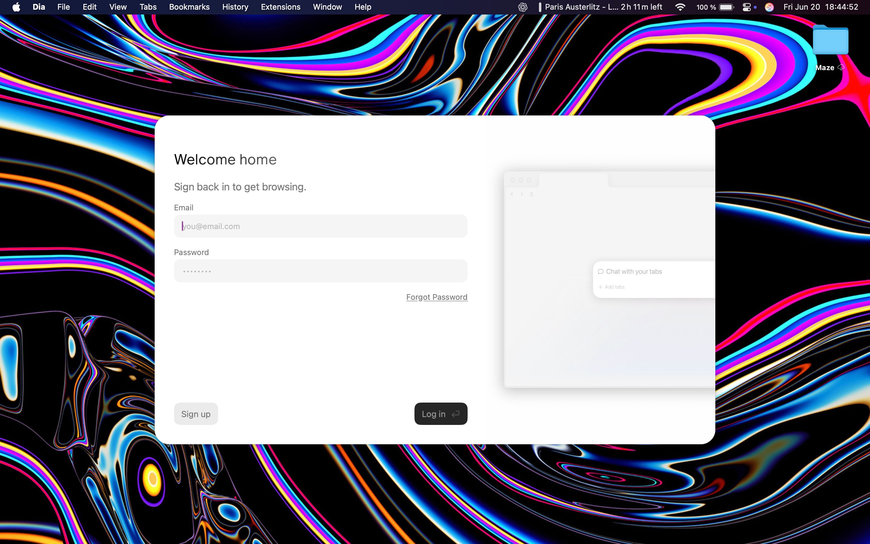 login (Dia)